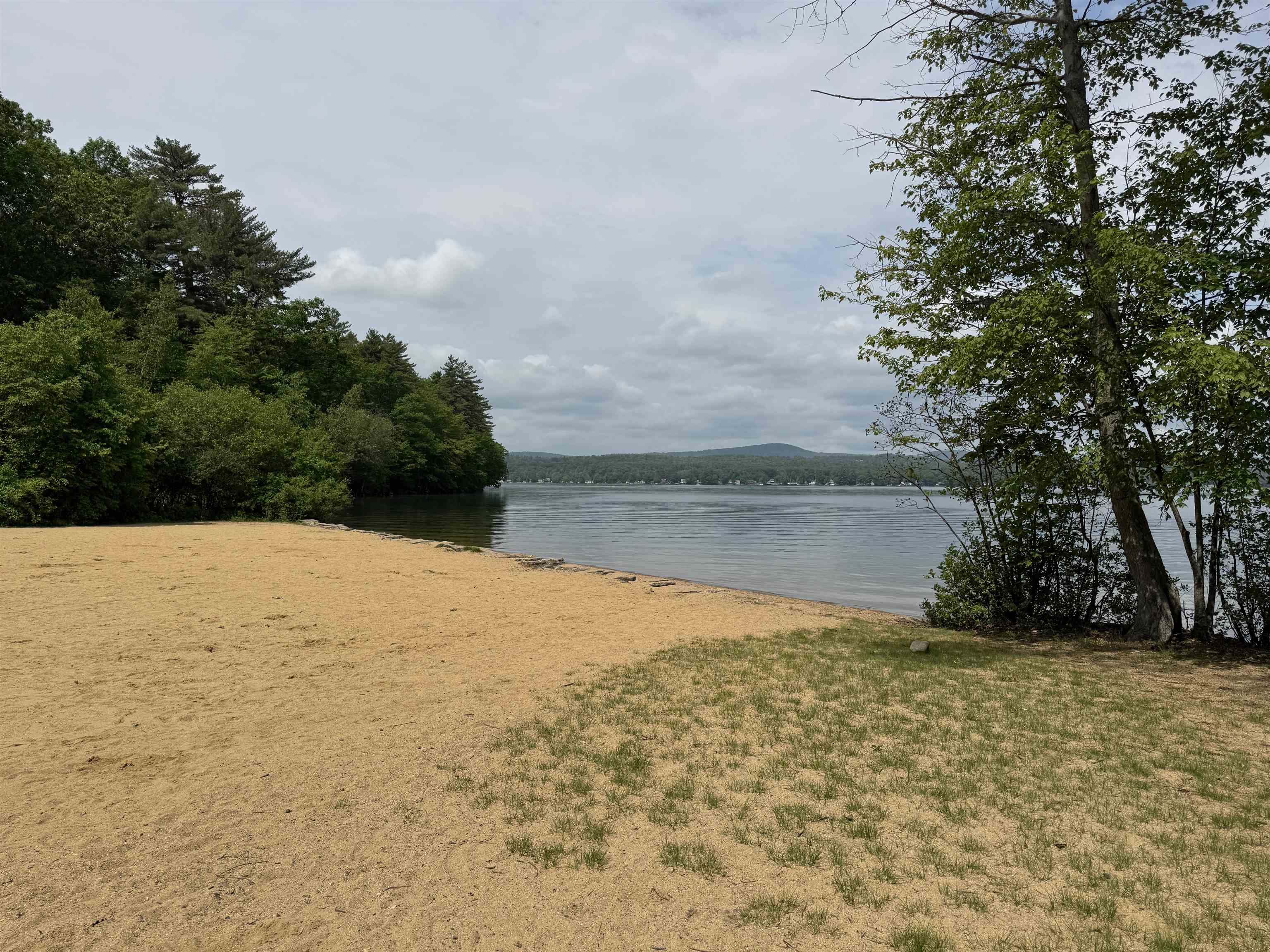 Town beach next door