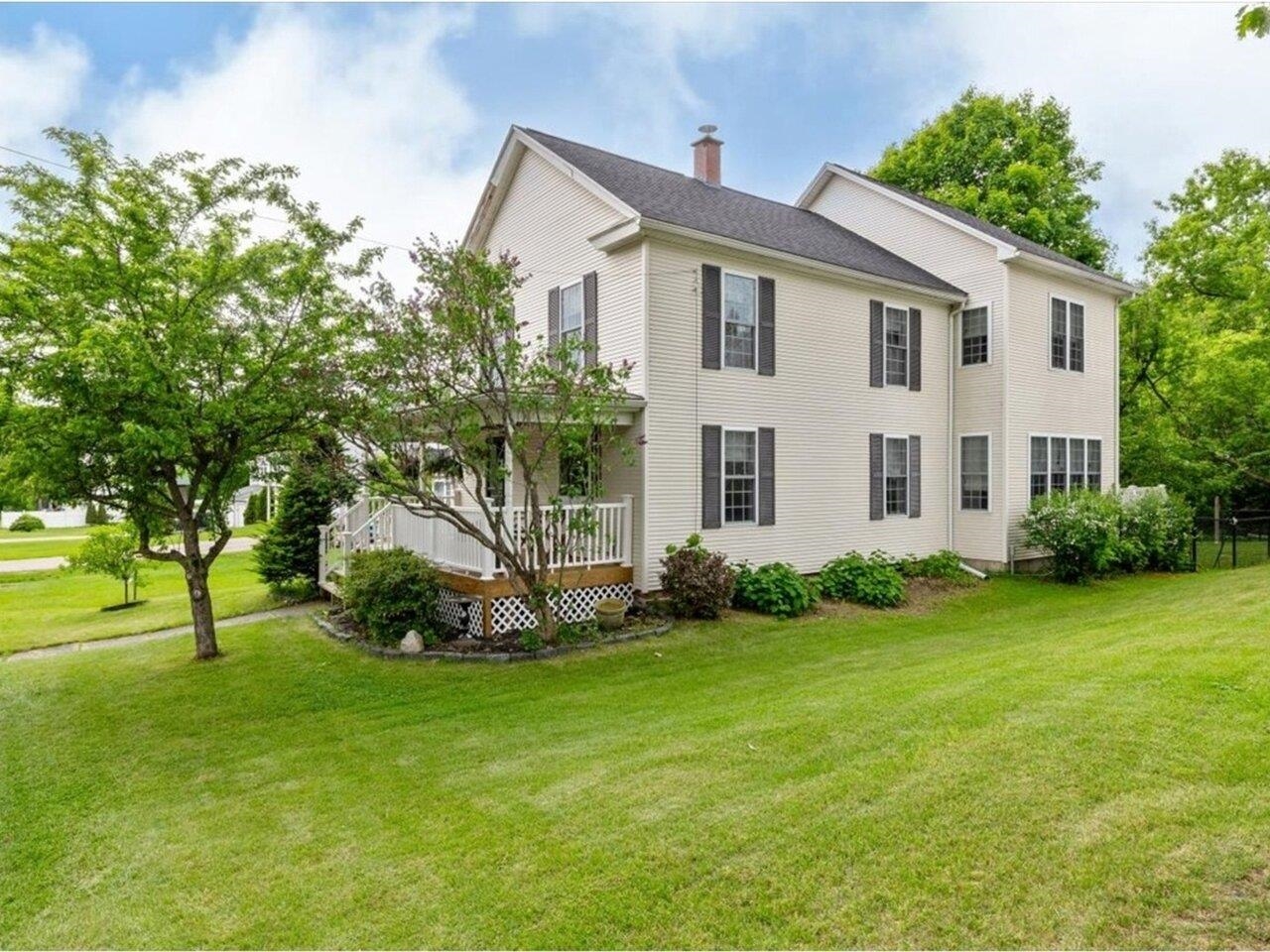 Experience timeless elegance & modern sophistication as you step into this stunning, 3-bedroom, historic Vermont home. Filled with charm & modernized for today's homebuyer, 5 Maple Street is more than impressive. With an overhaul from head to toe, the heart of the home features a magazine worthy kitchen - where culinary dreams come alive. A spacious island takes center stage, surrounded by ample, custom cabinetry, sleek quartz countertops, a deep-set sink, & eye-catching backsplash. Two separate living areas offer plenty of space to unwind or entertain & offer an incredibly usable floor plan that is sure to meet your lifestyle needs. Practicality meets style in the laundry area; the mudroom zone is equipped with a wash sink & built-in cabinets that parallel the exquisite first floor bathroom. Featuring an oversized soaking tub, sage tile, & custom shower, this bathroom is a showstopper. Upstairs, you'll find plenty of living space, including 3 generously sized bedrooms, a private office space, additional loft area, & bonus room, perfect for guests, hobbies, & more. The upstairs is just as fluid and gracious as the first floor, adorned with a sophisticated, fully remodeled bathroom. With new Anderson windows, plumbing, electric, furnace, hot water heater, custom blinds, and so much more - this home is more than aesthetically pleasing - the systems have been improved with just as much thought and attention to detail. What an incredible opportunity to call this house a home!