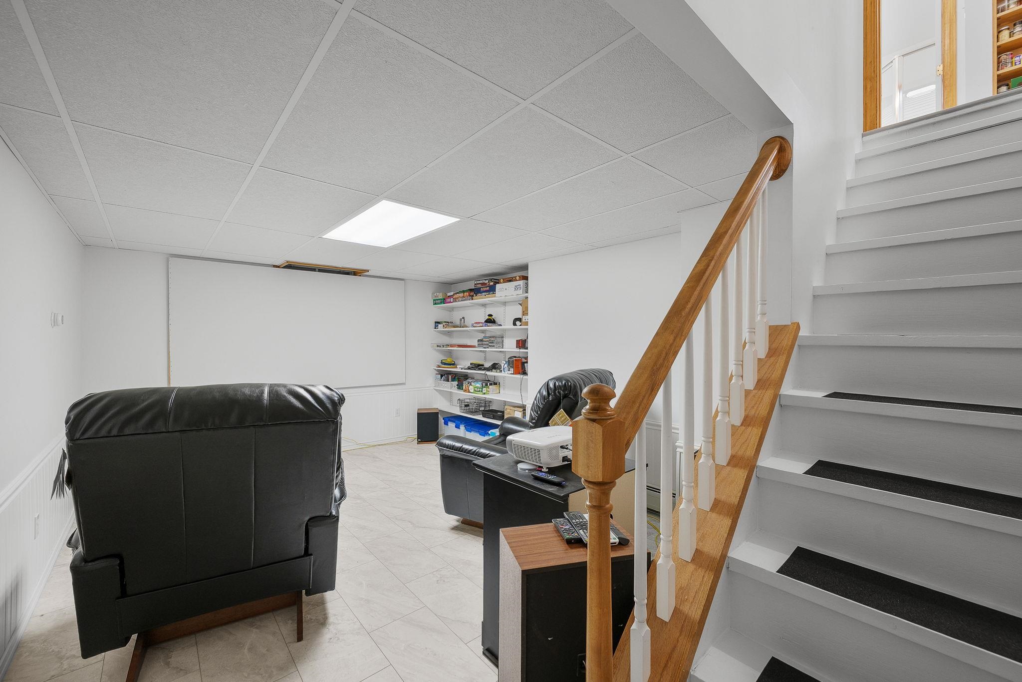 Down to the basement