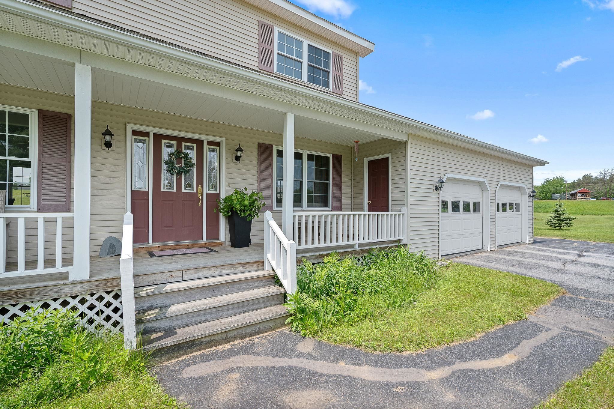 Covered front porch