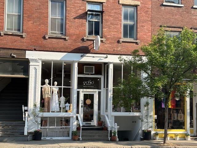 Highly visible retail storefront is a portion of the property
