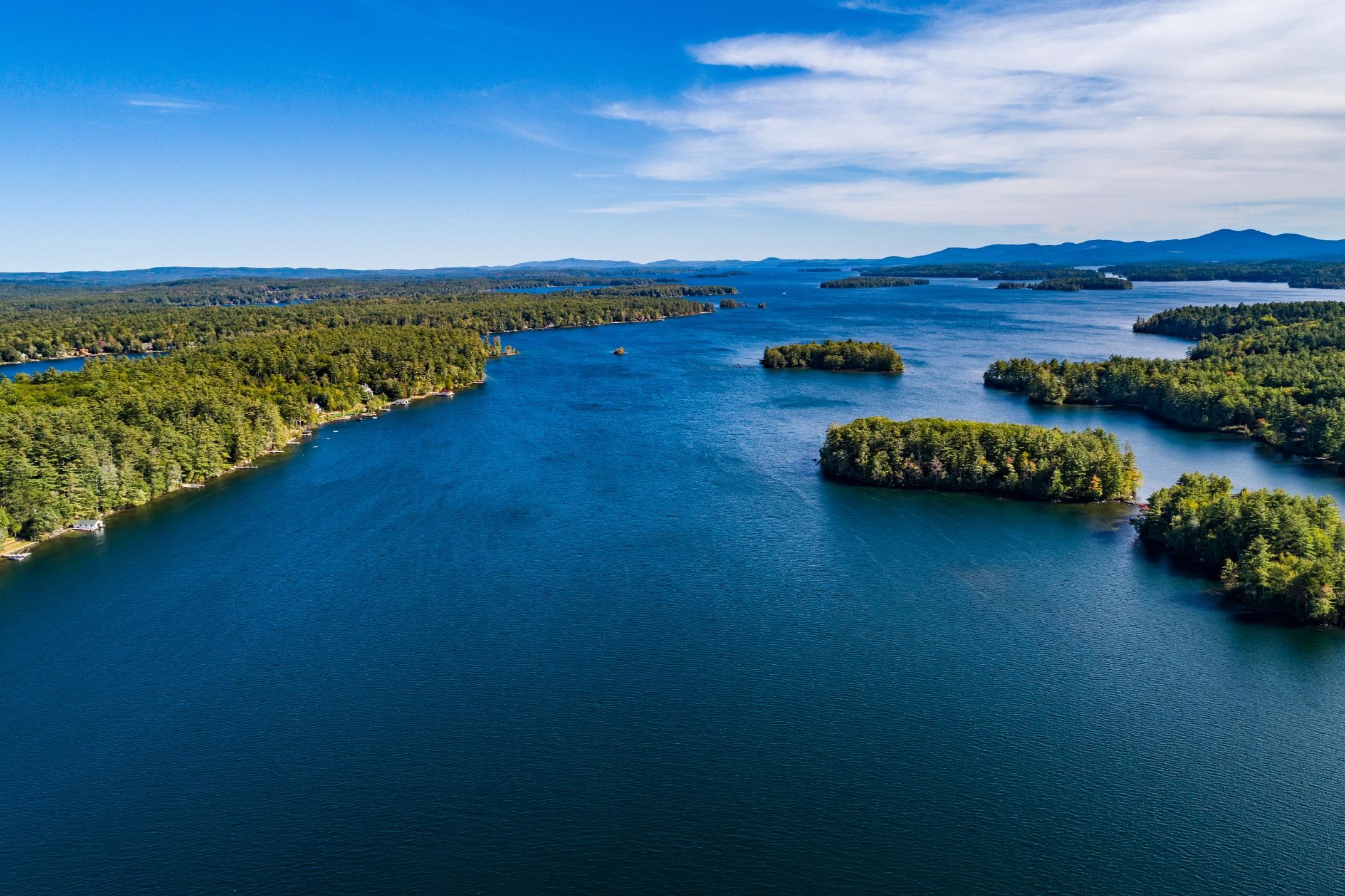 Aerial of Lake Winnipesaukee