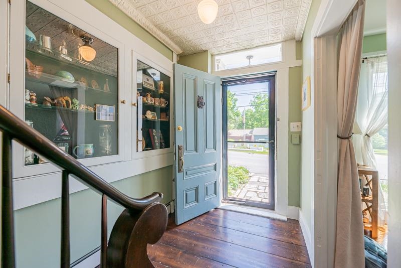 Front foyer with antique details