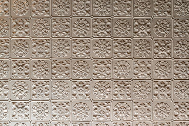 Amazing tin ceilings