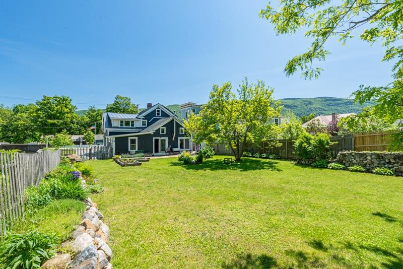 Backyard with views