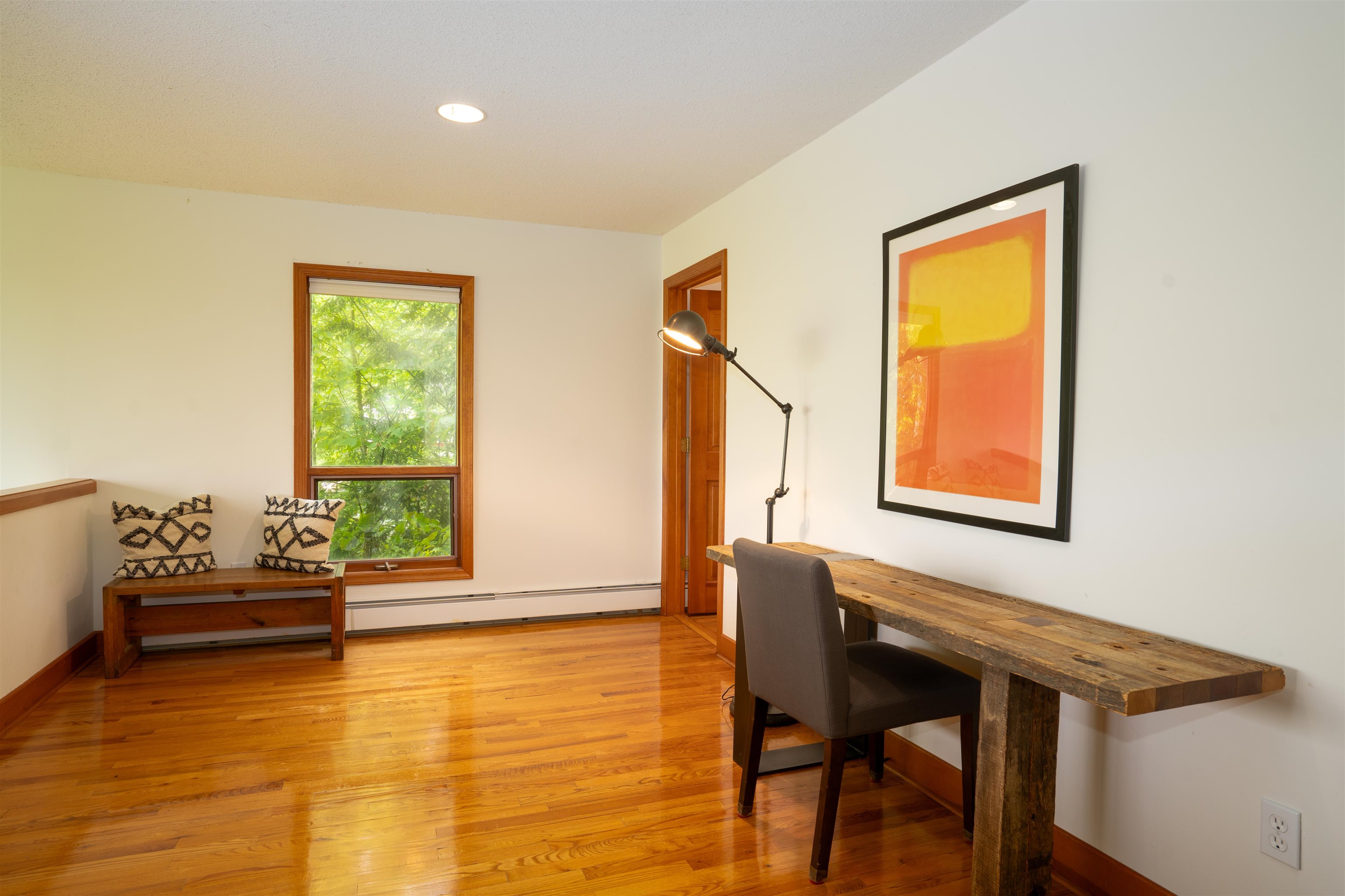 Office with half bath