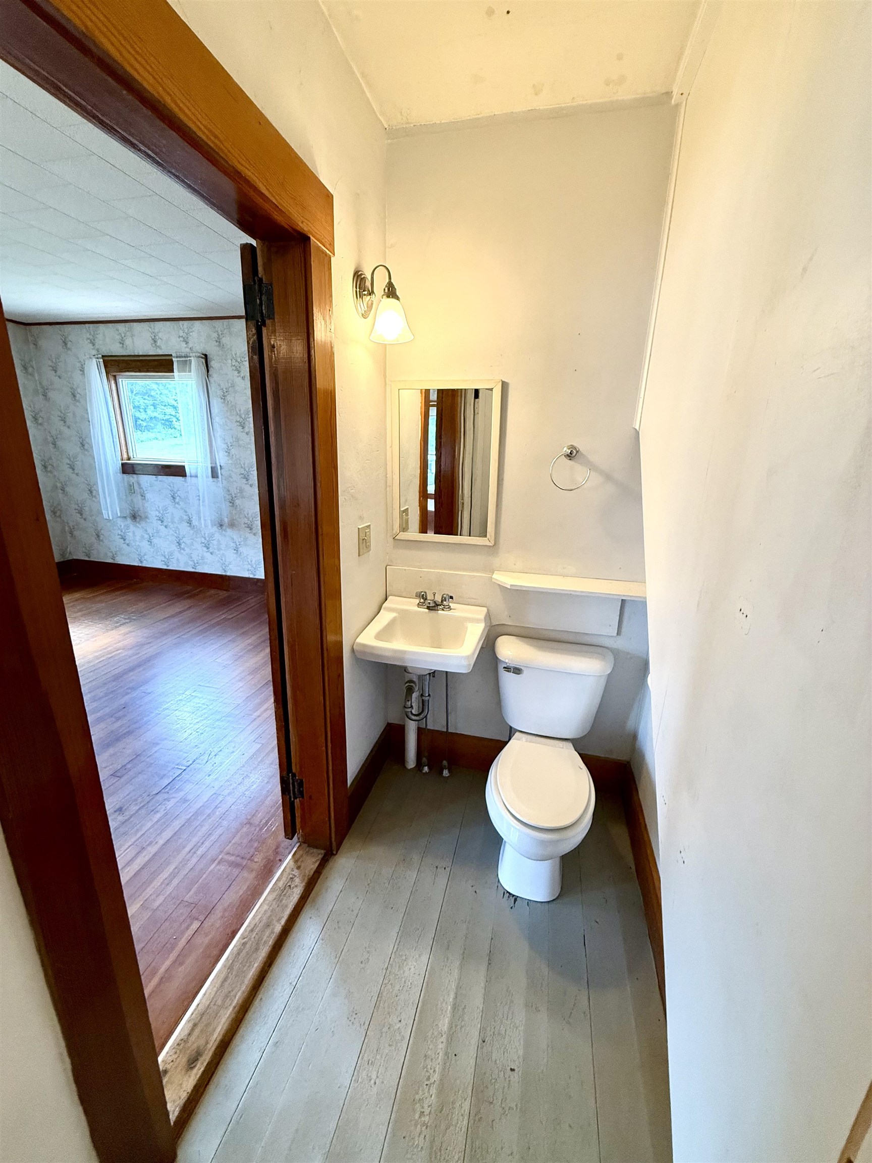 Main level half bath