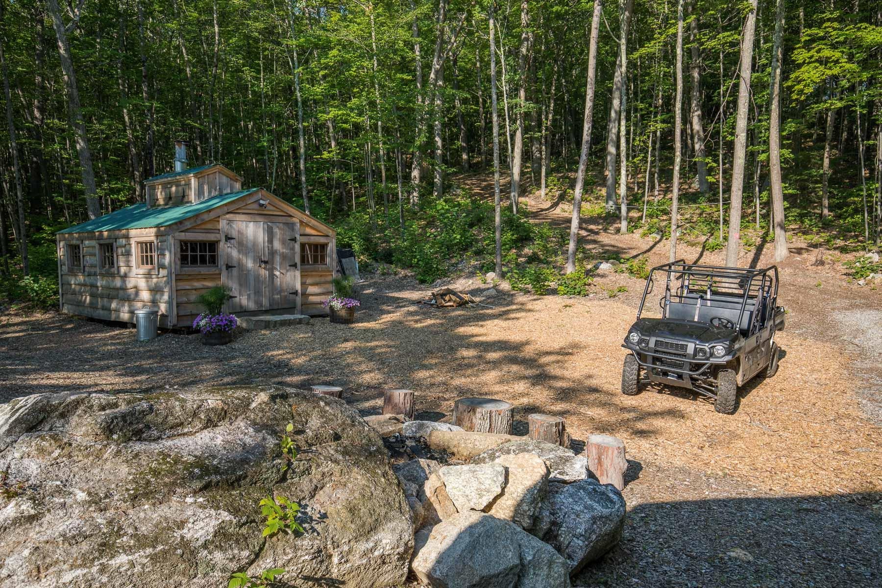 Walking Trails lead to the Sugar Shack