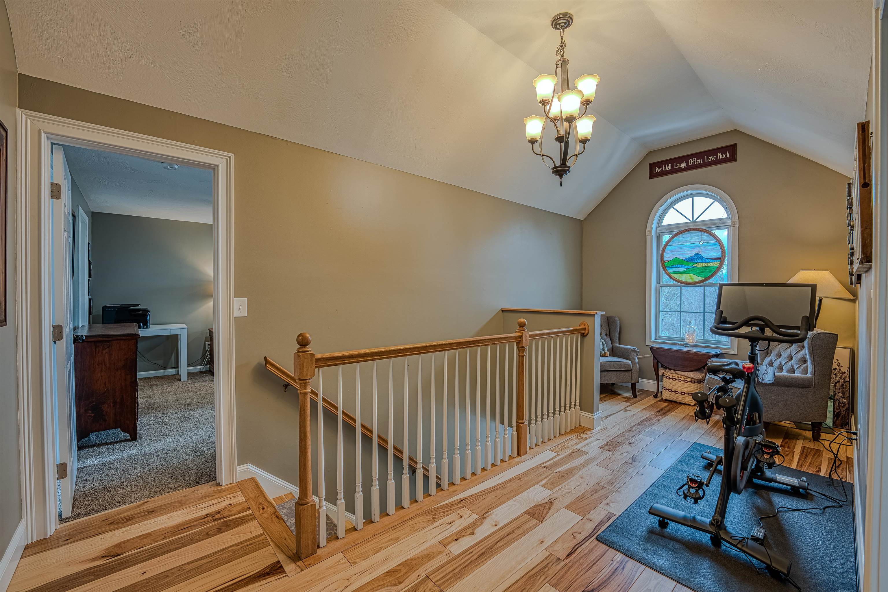 Exercise or sitting area