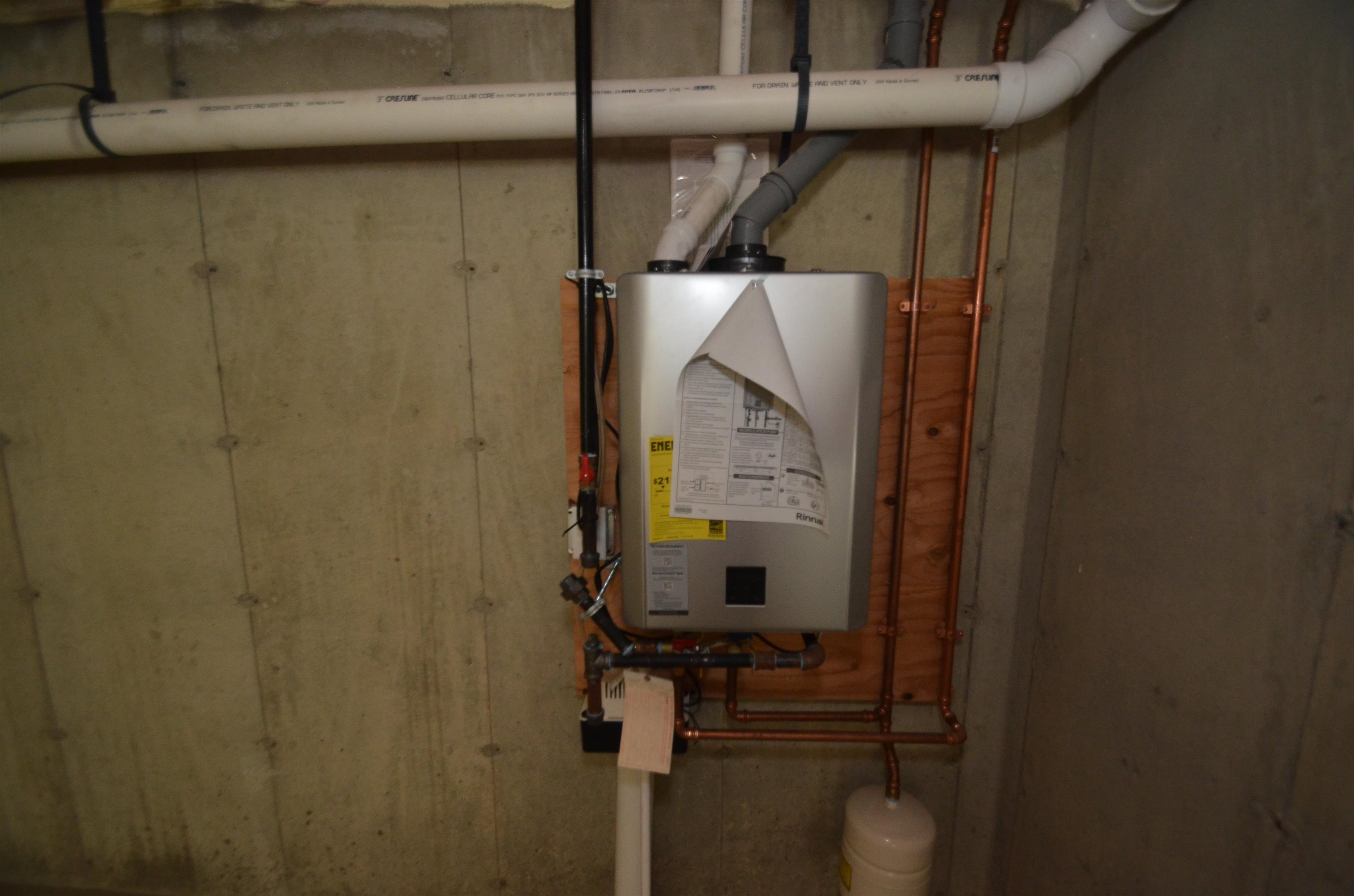 On demand gas hot water