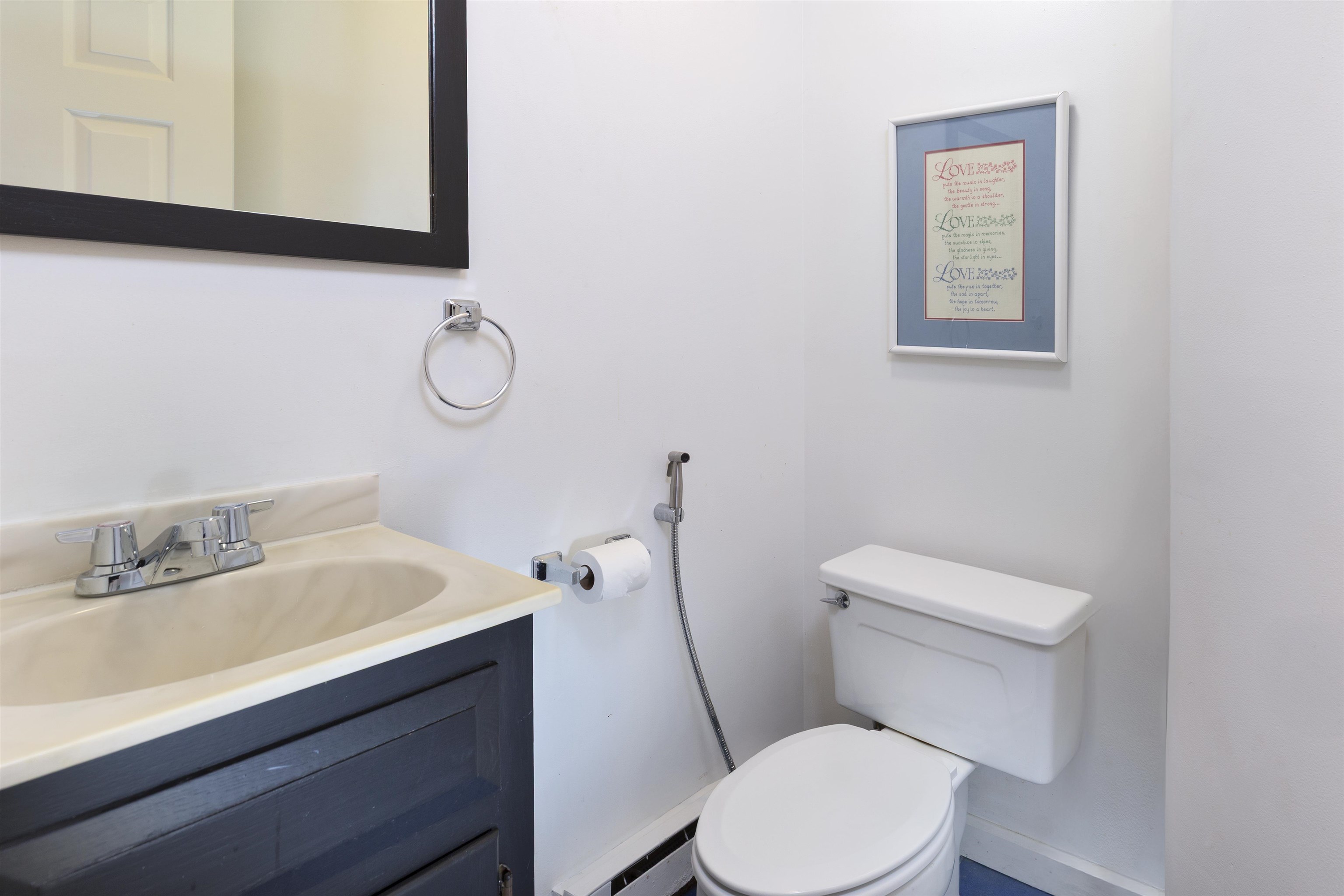 Half bath on Main Level