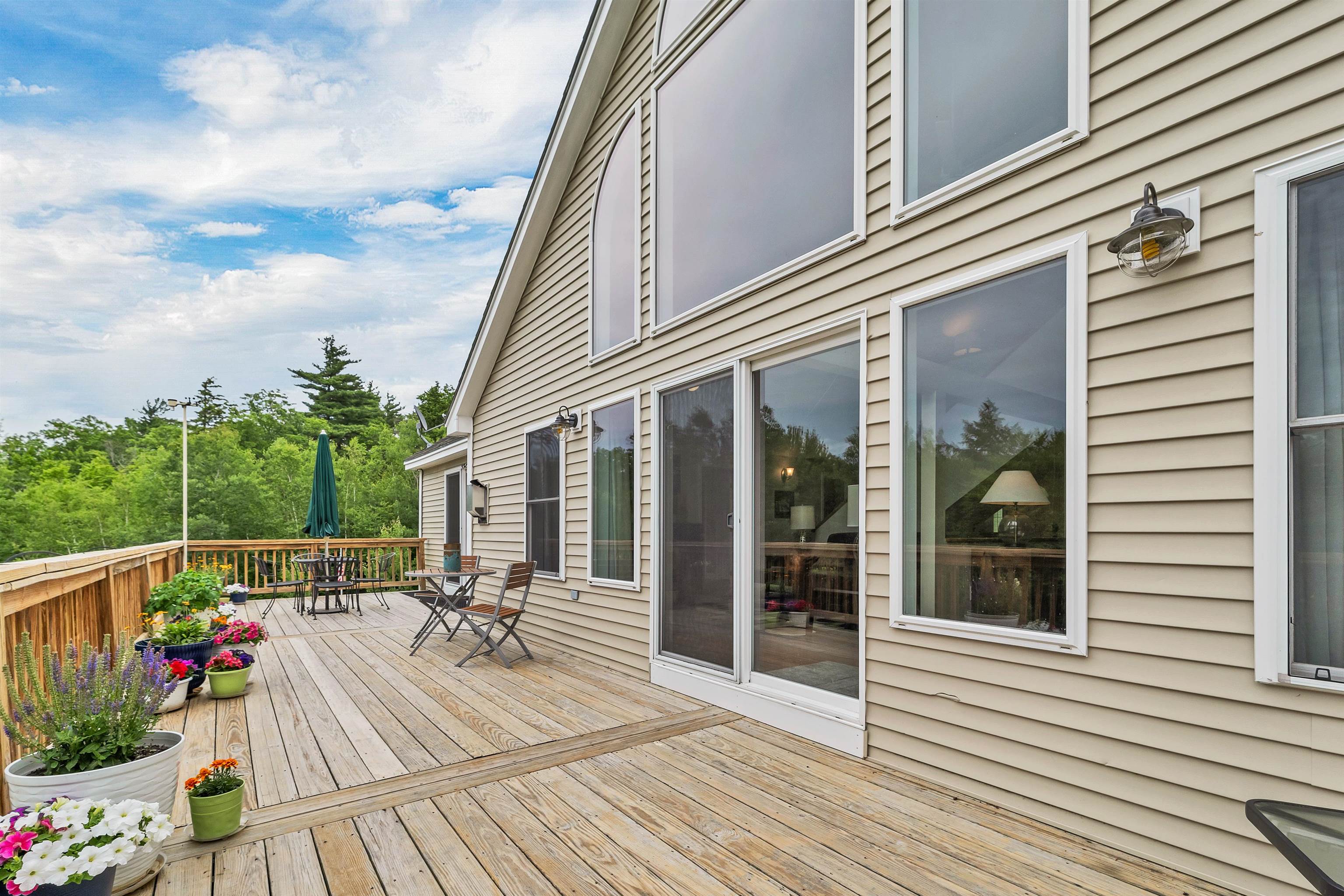 THE DECK IS PRESSURE TREATED AND SO LARGE YOU CAN ENTERTAIN A VILLAGE!
