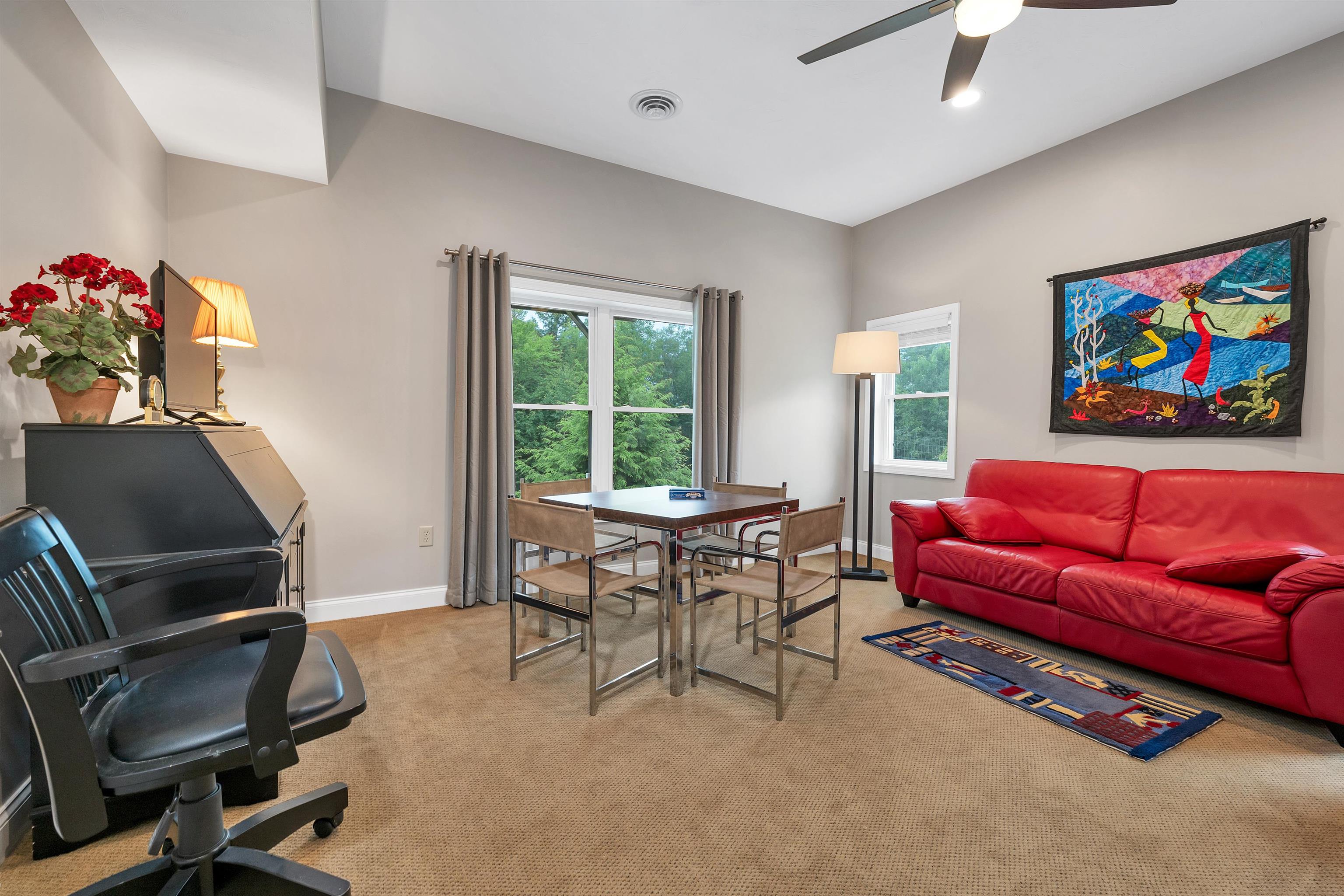WITH THE NATURAL LIGHTING, IT WOULD BE A PERFECT CRAFT AND BEDROOM.