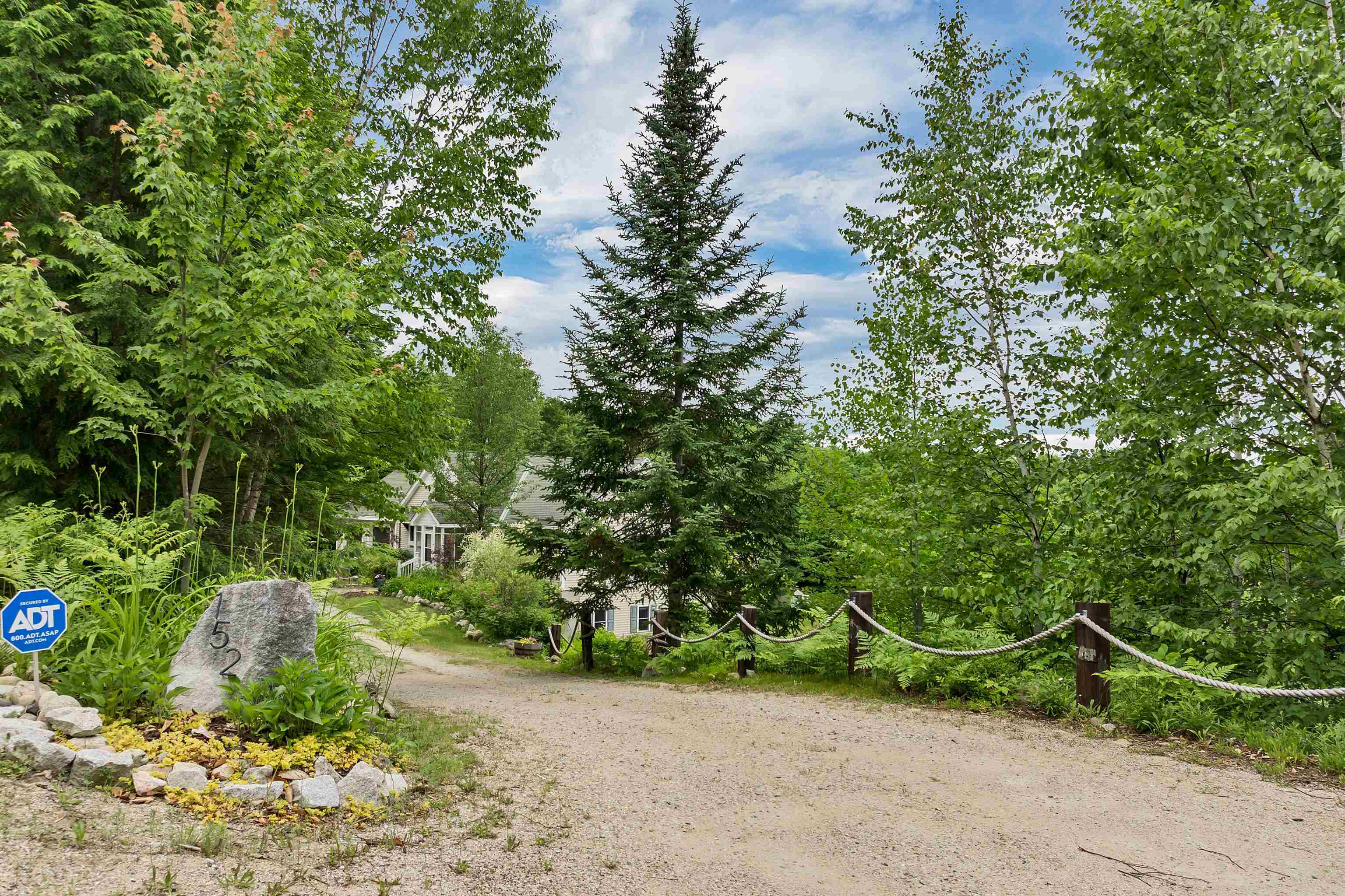 THE HOUSE IS TASTEFULLY SET FOR PRIVACY FROM THE ROAD