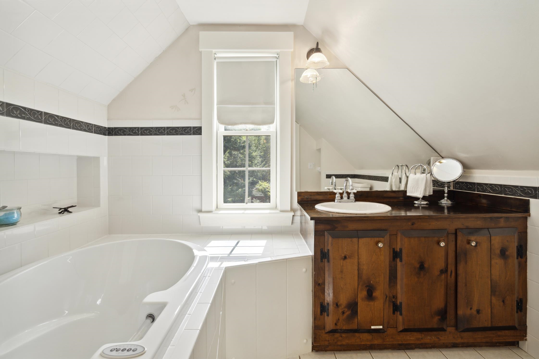 with attached bath