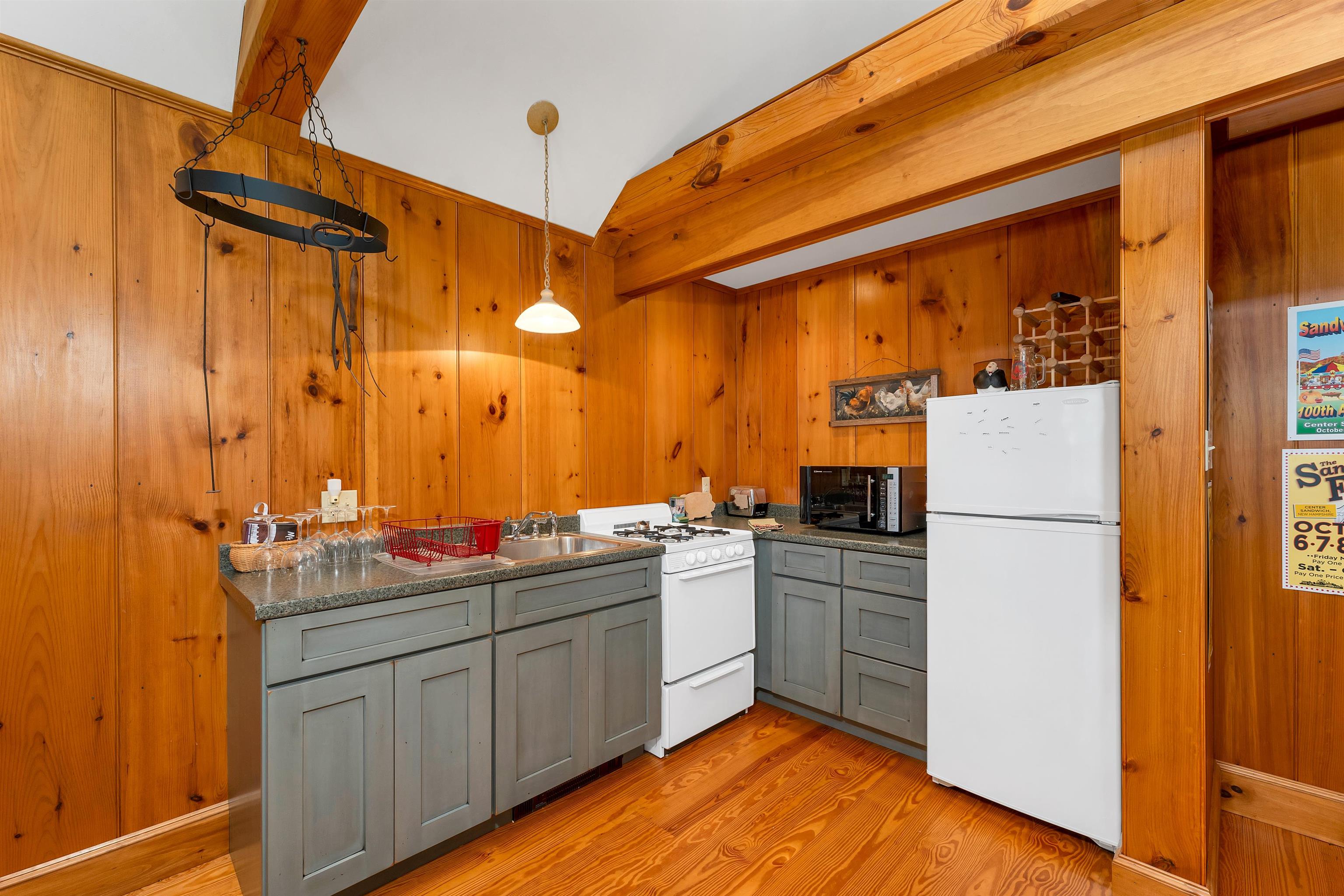 The kitchen in the Post & Beam dwelling