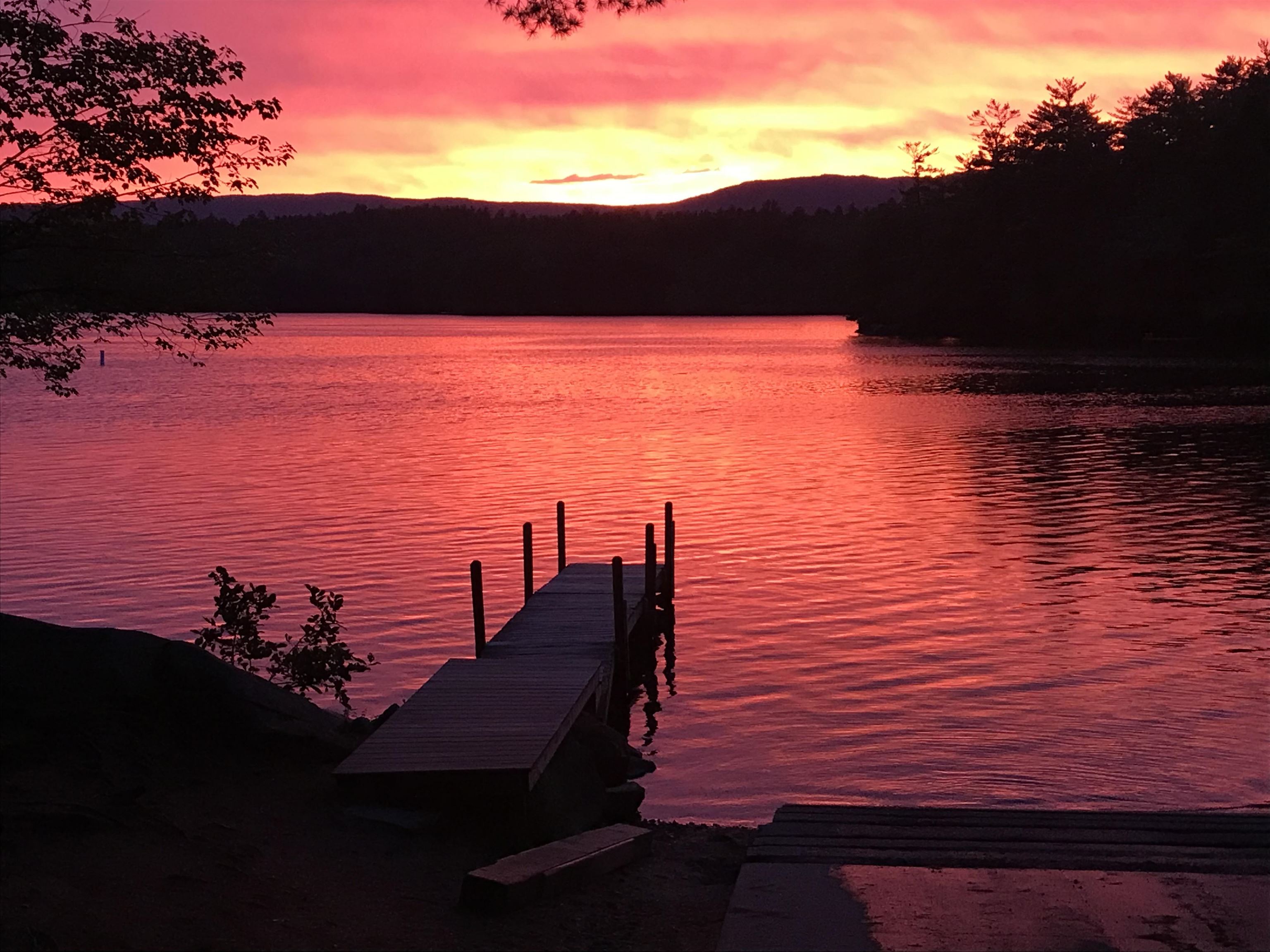 Town boat launch on Squam Lake