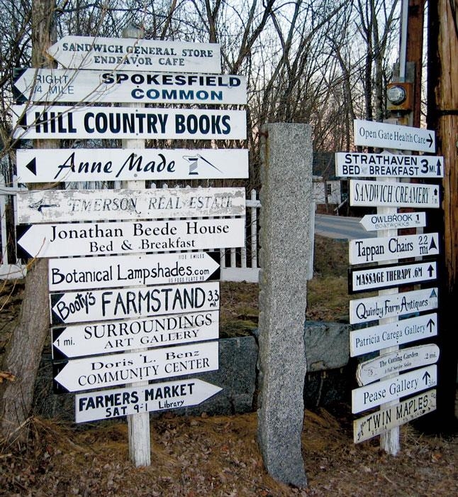 Center Sandwich signs