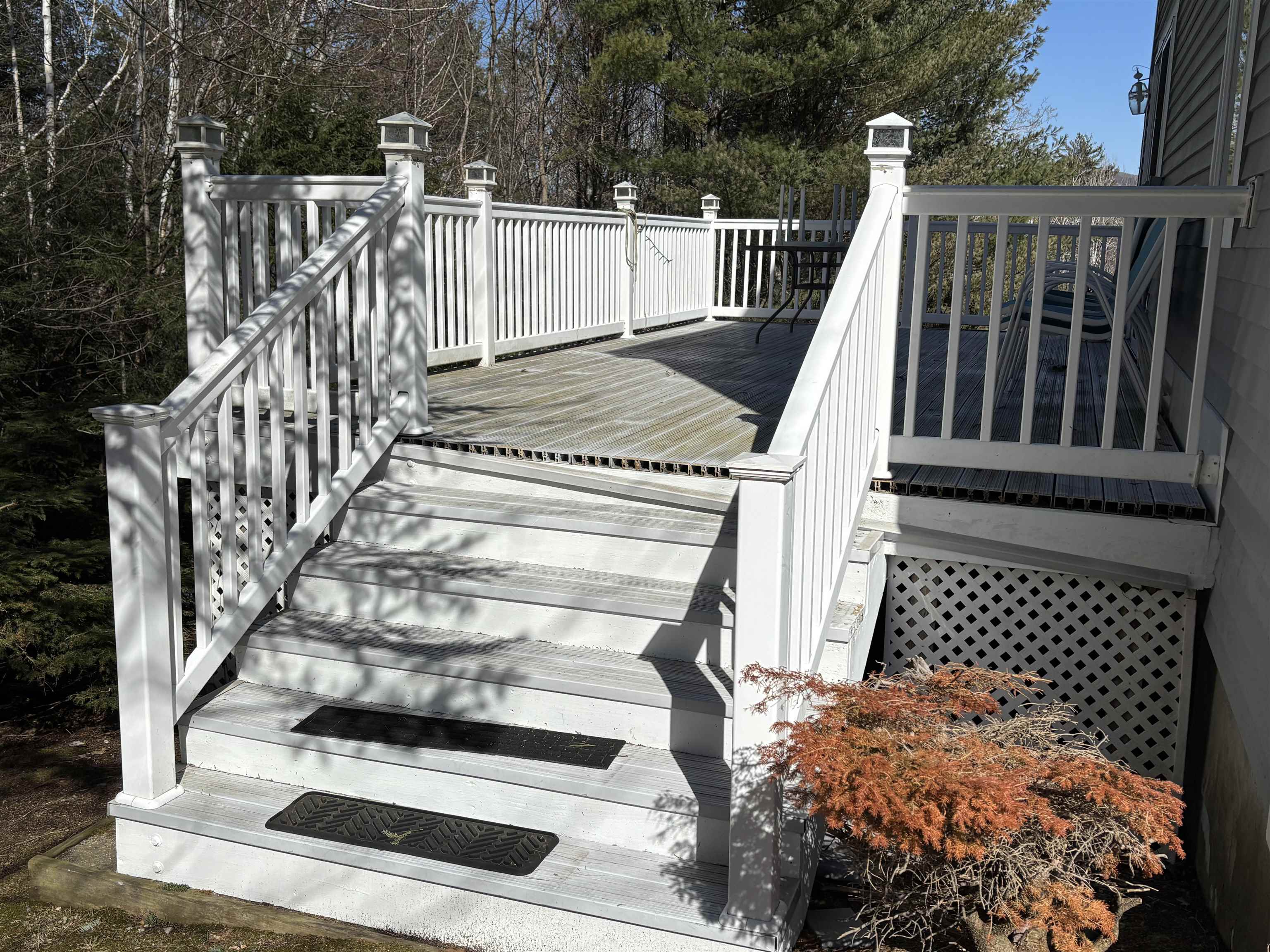 stairs to deck