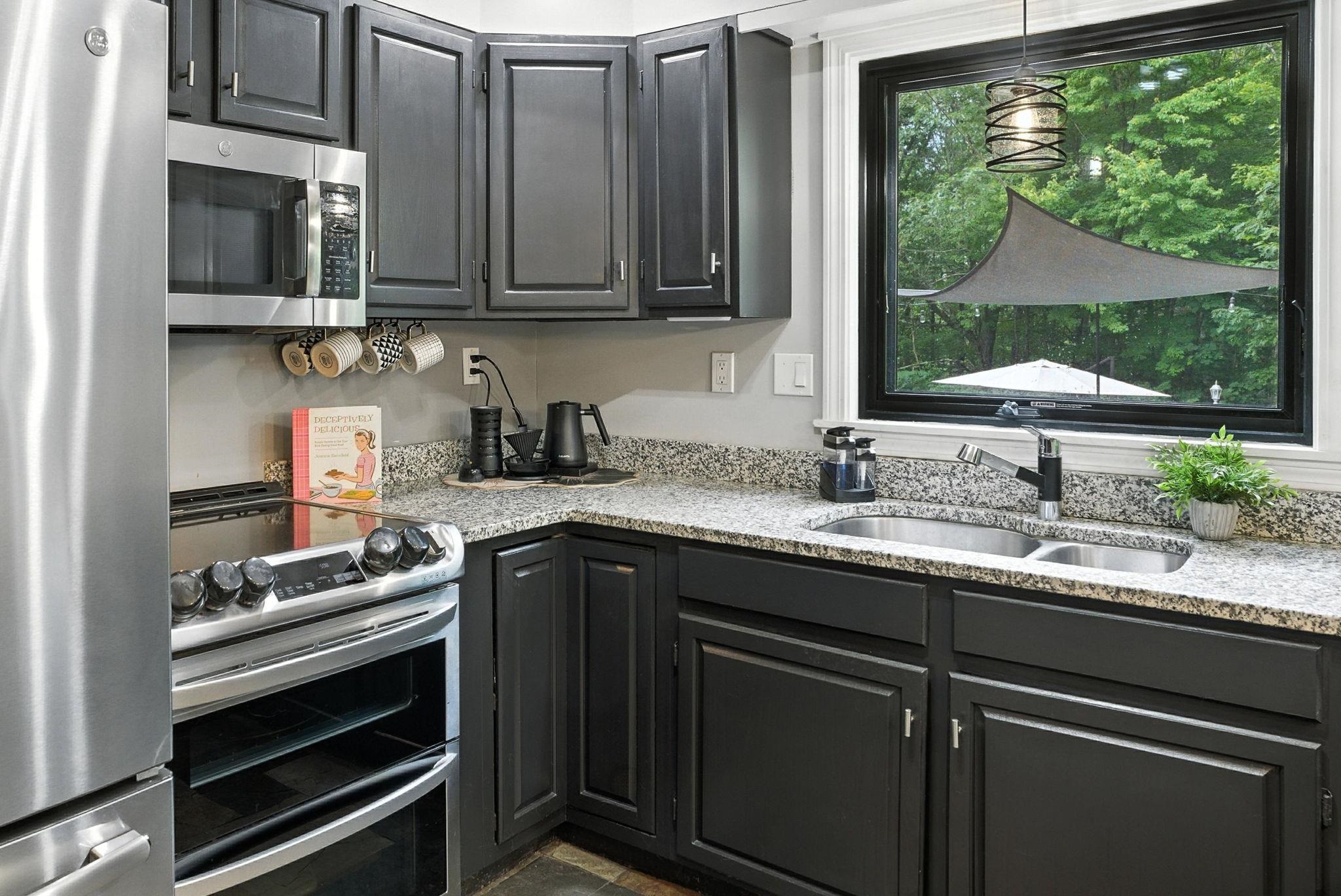 Granite Surfaces and Stainless Appliances