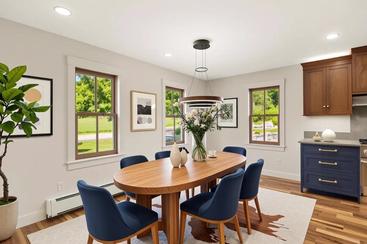 Breakfast Area Virtually Staged