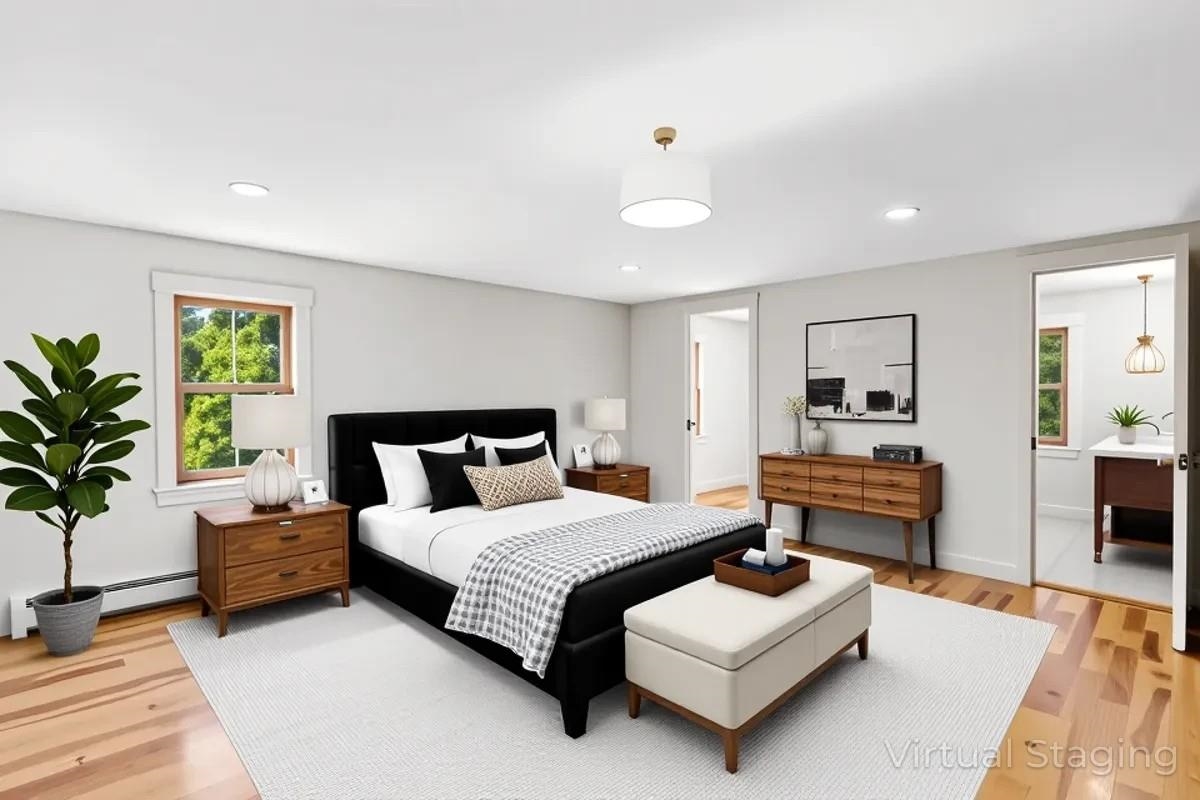 2nd Floor Primary Virtually Staged
