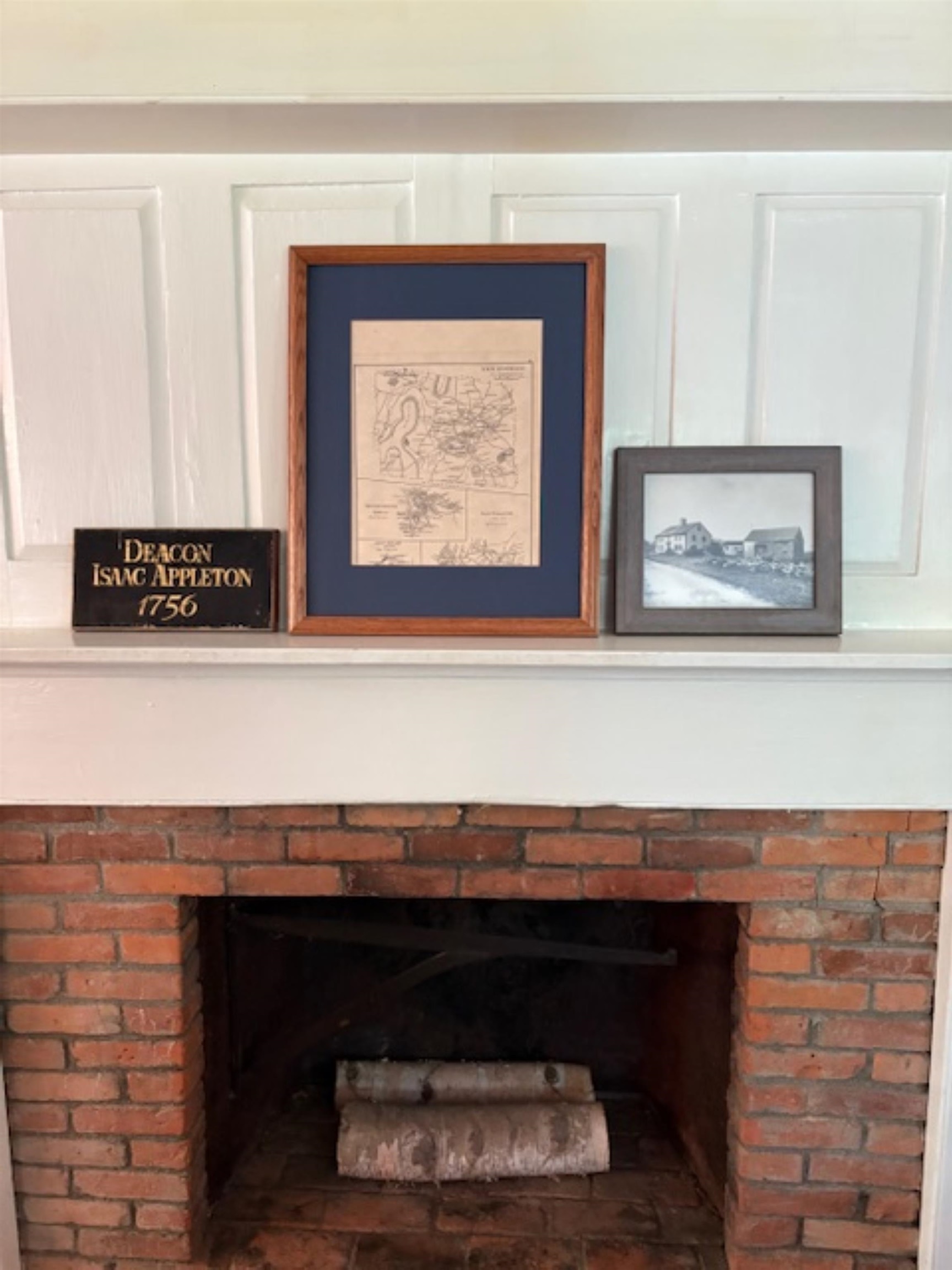 1st floor kitchen fireplace