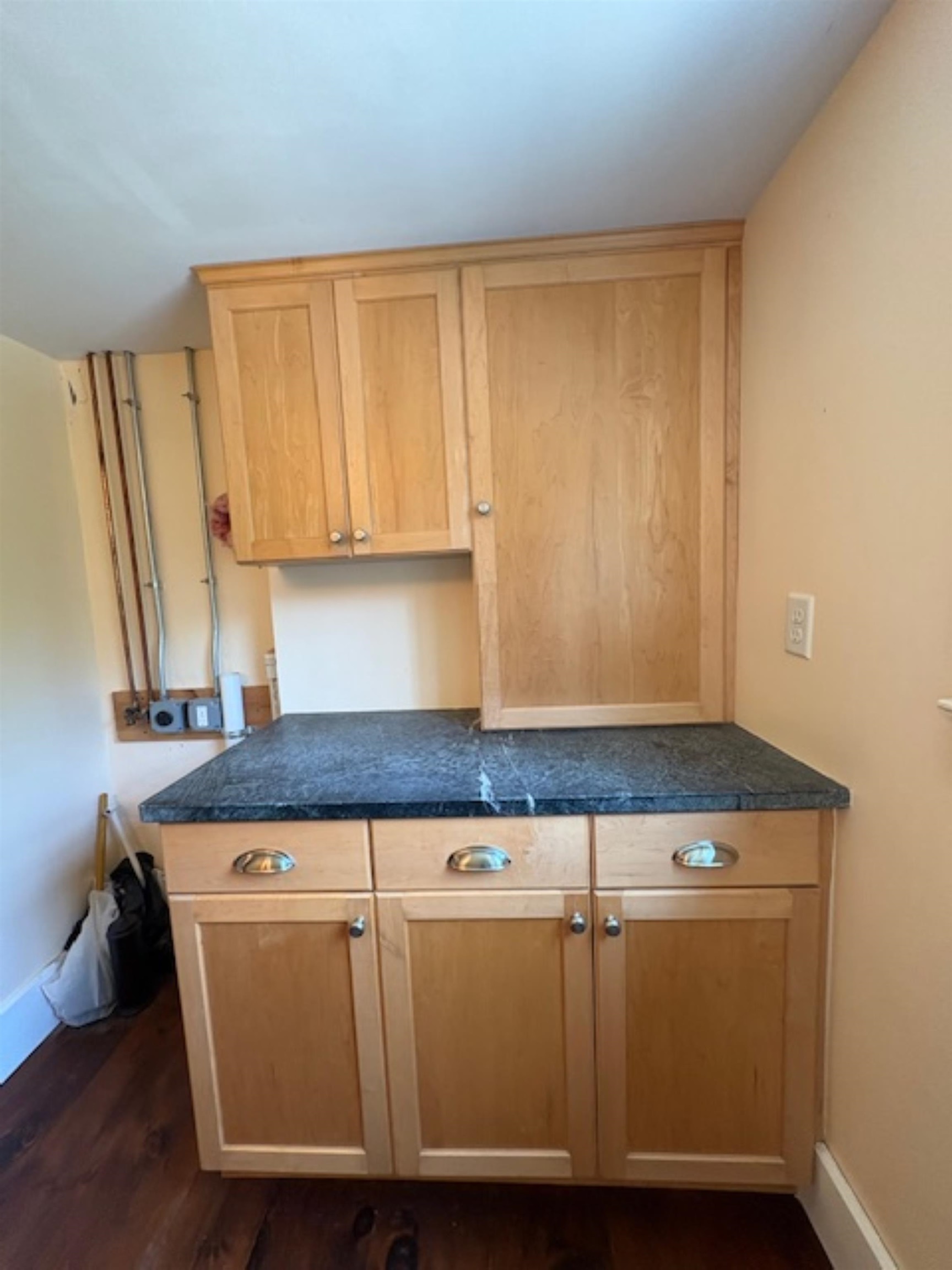 1st floor laundry in half bath