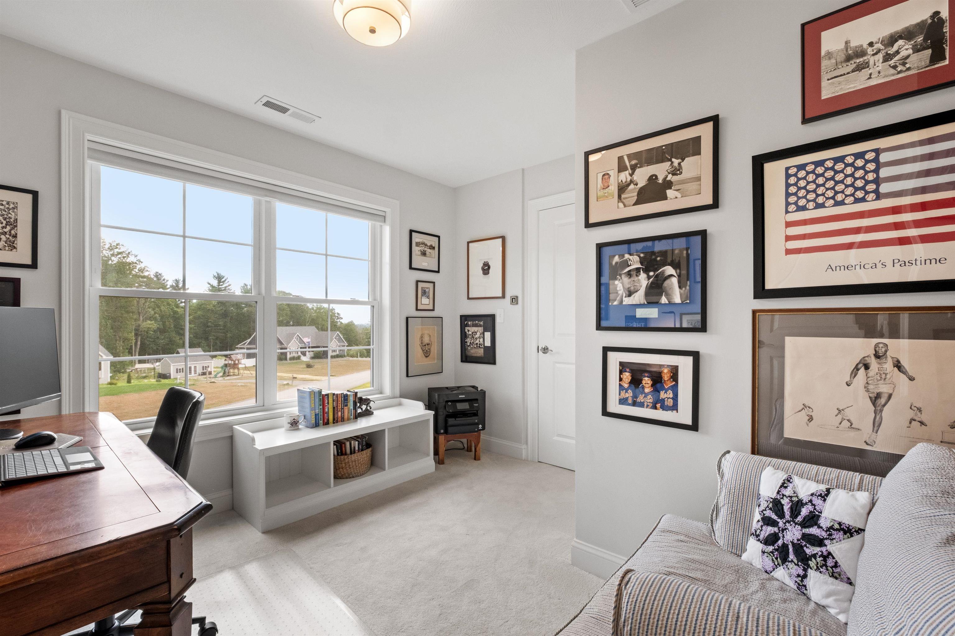 Office with View of Neighborhood