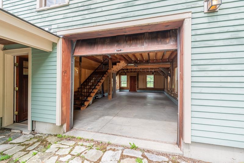 Garage Door into Barn