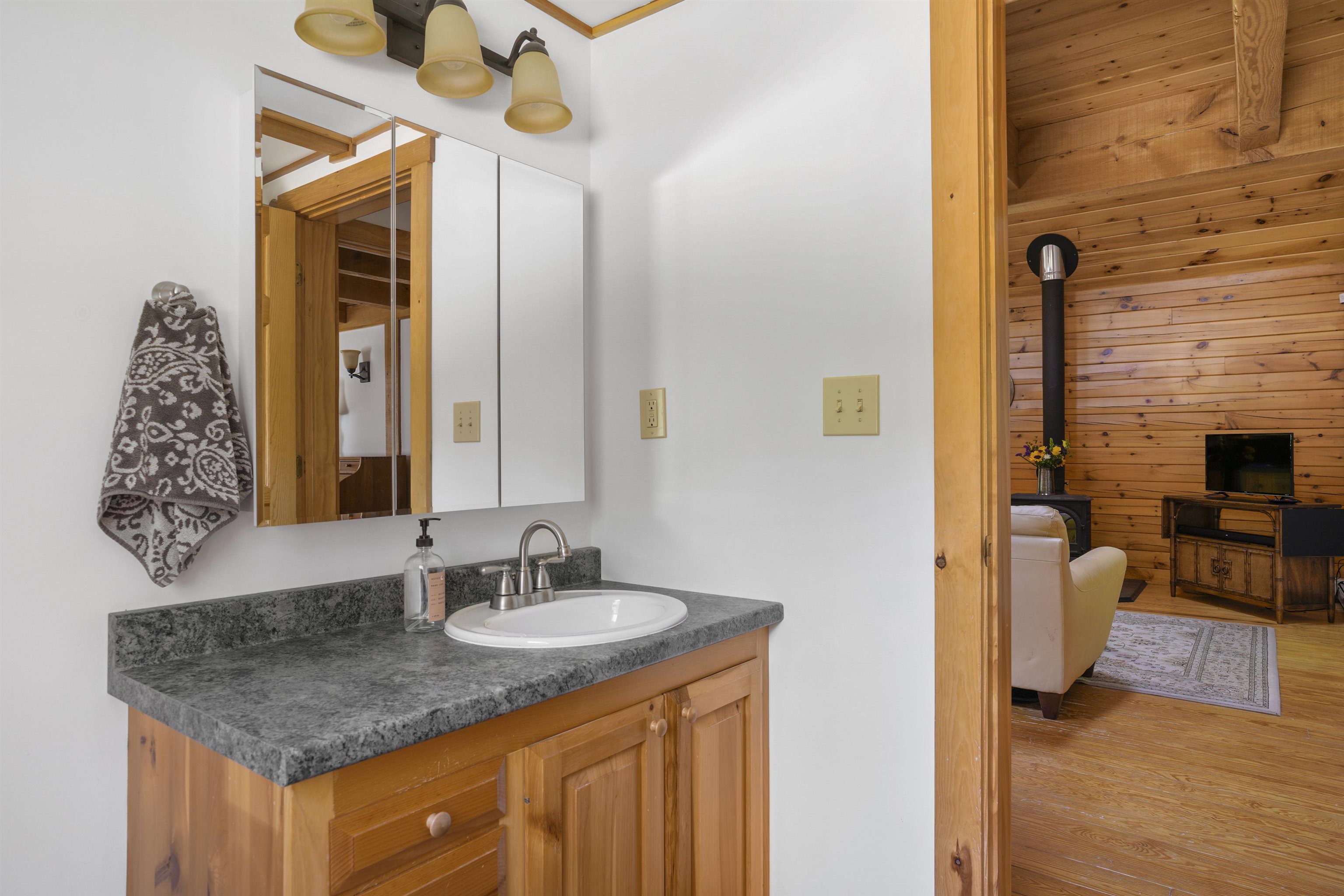 First floor full bathroom