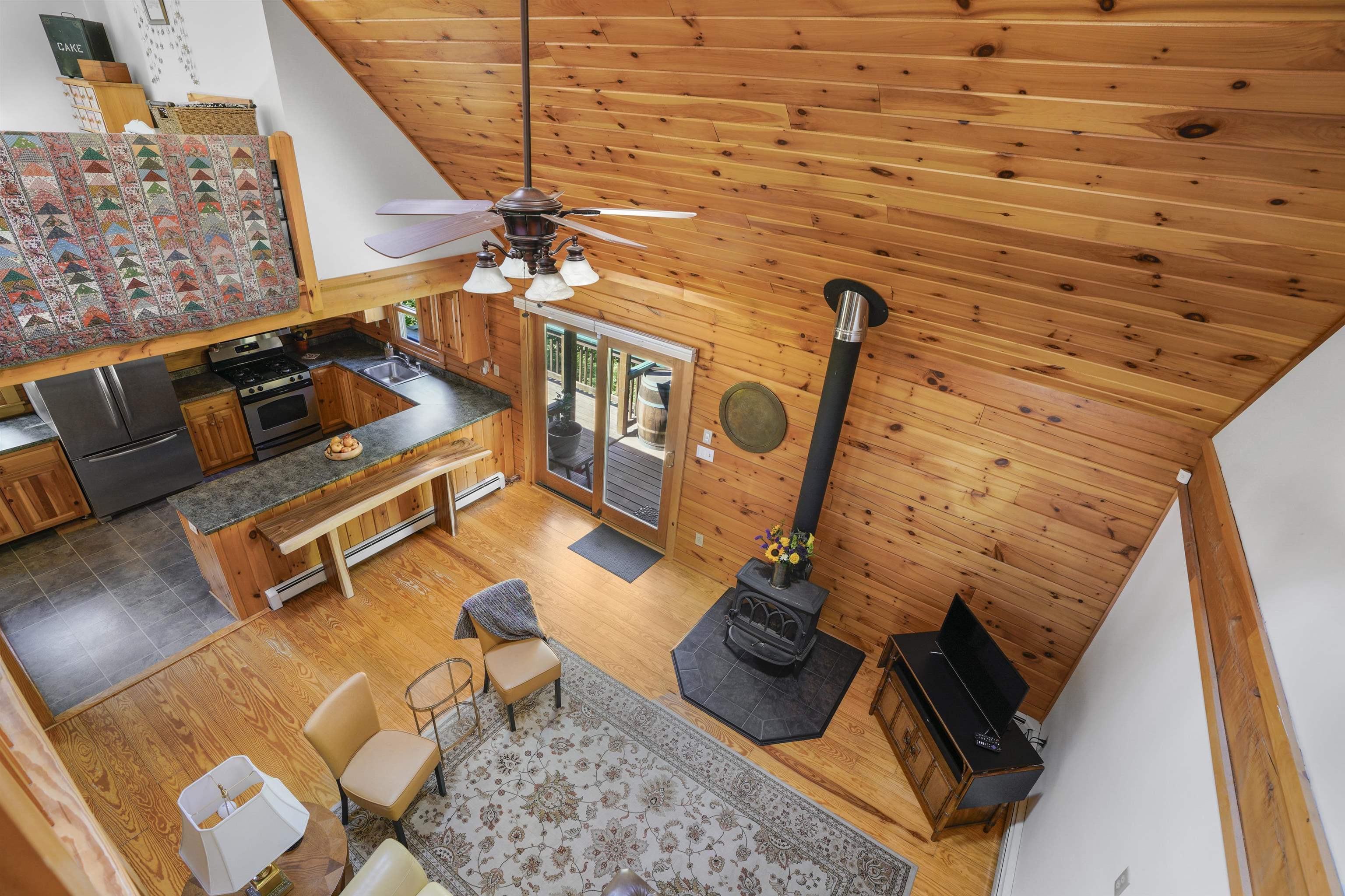 Loft view to family room