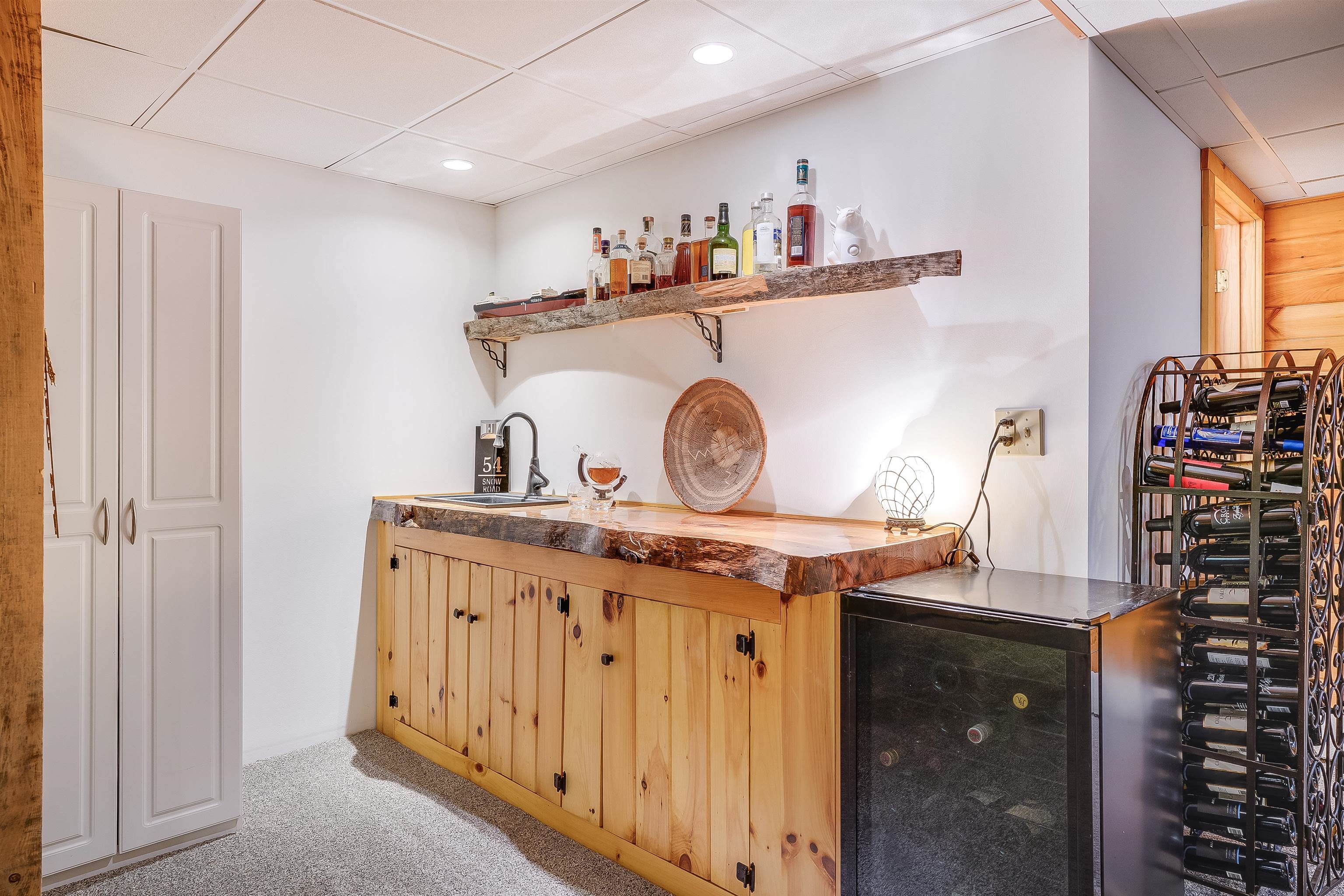 Lower level bar