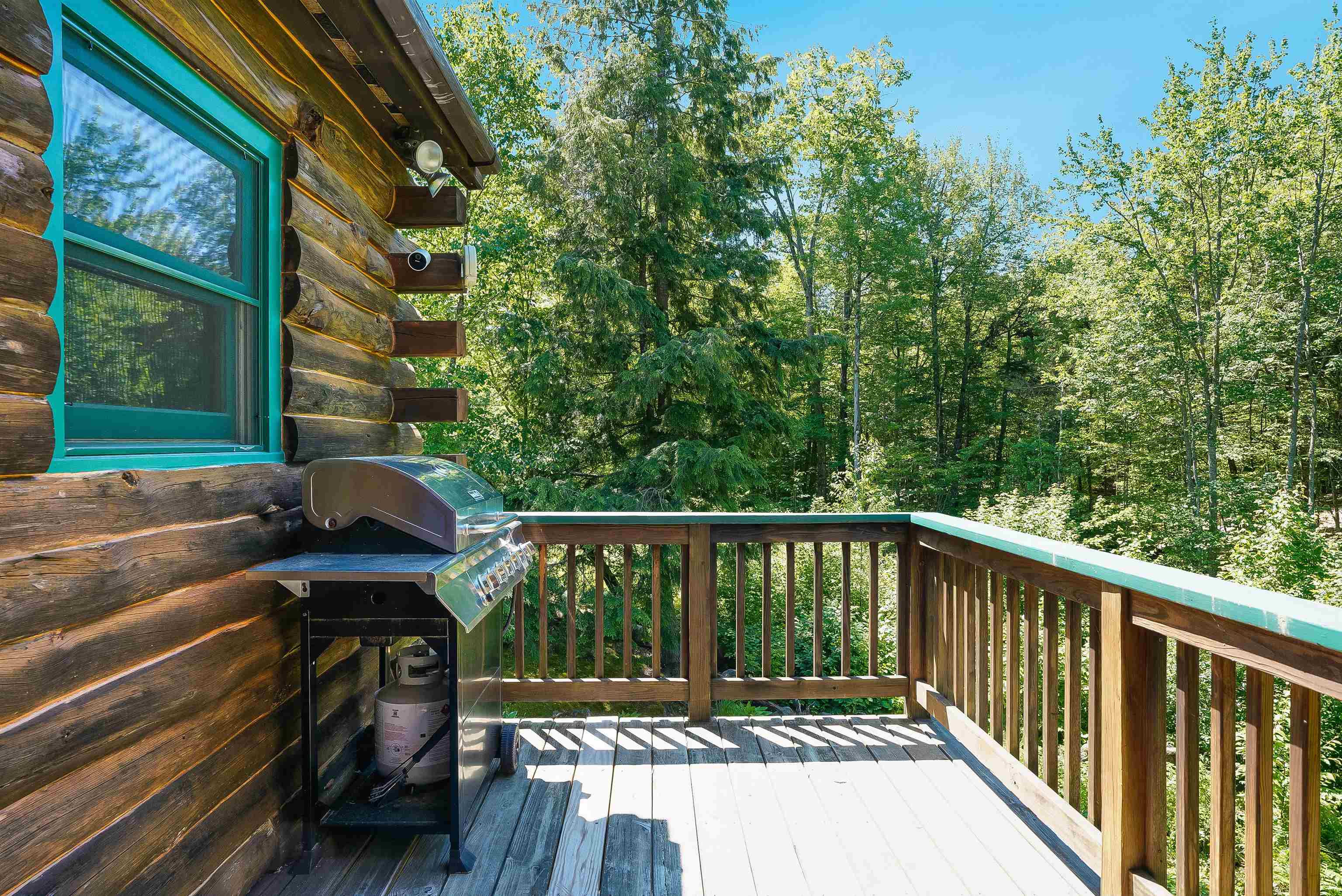 Back porch grilling area