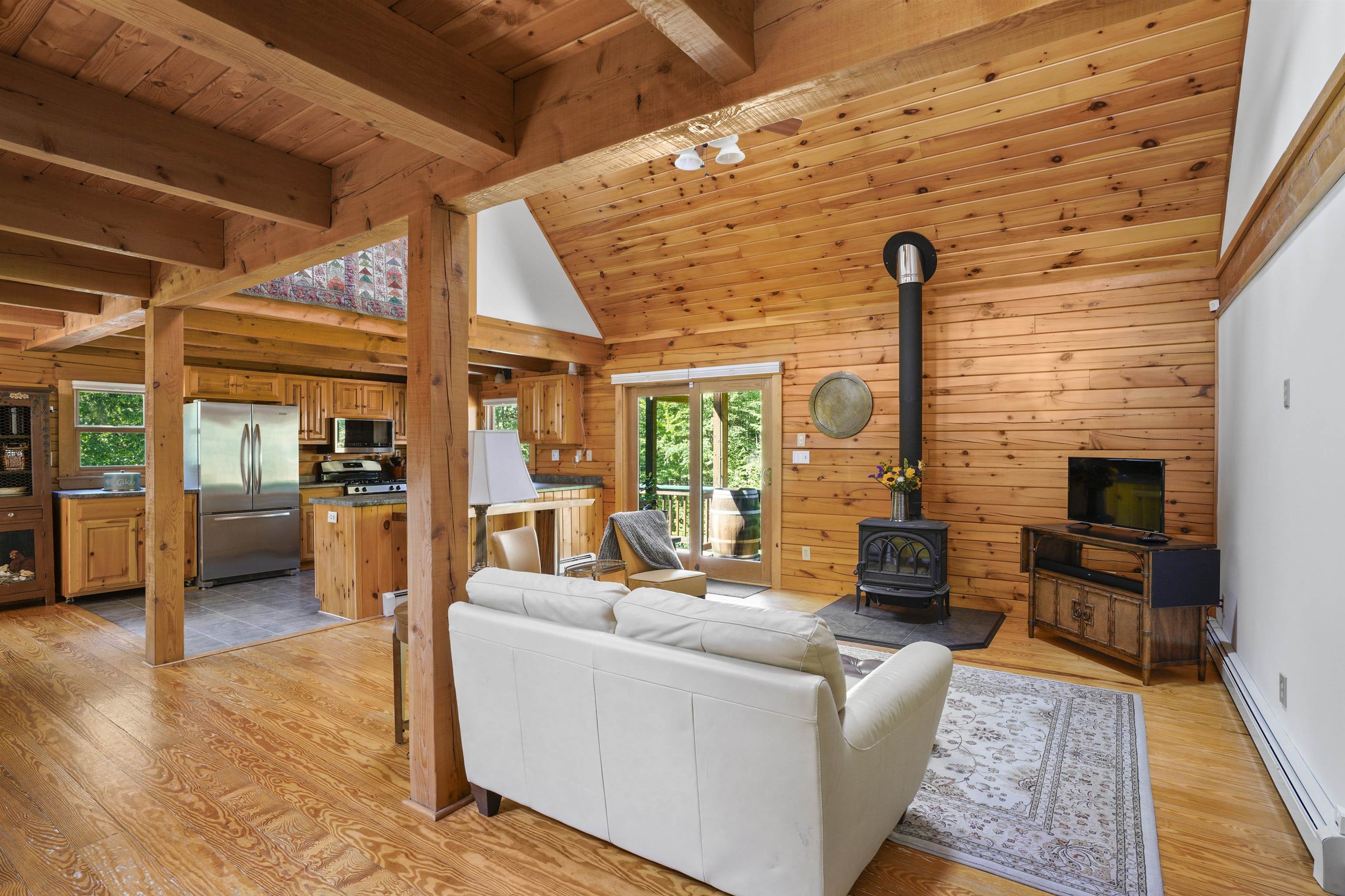 Family room slider to porch