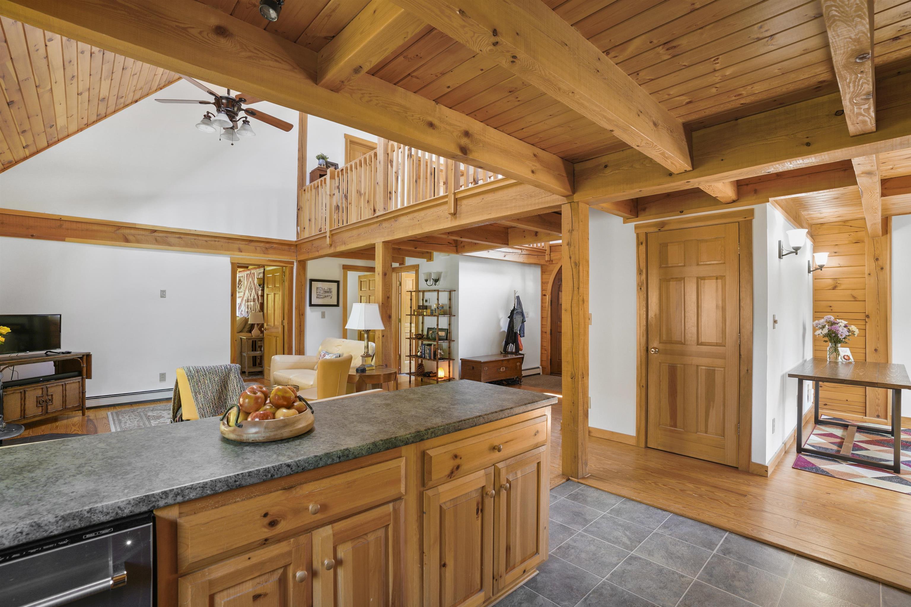 Eat-in kitchen toward foyer