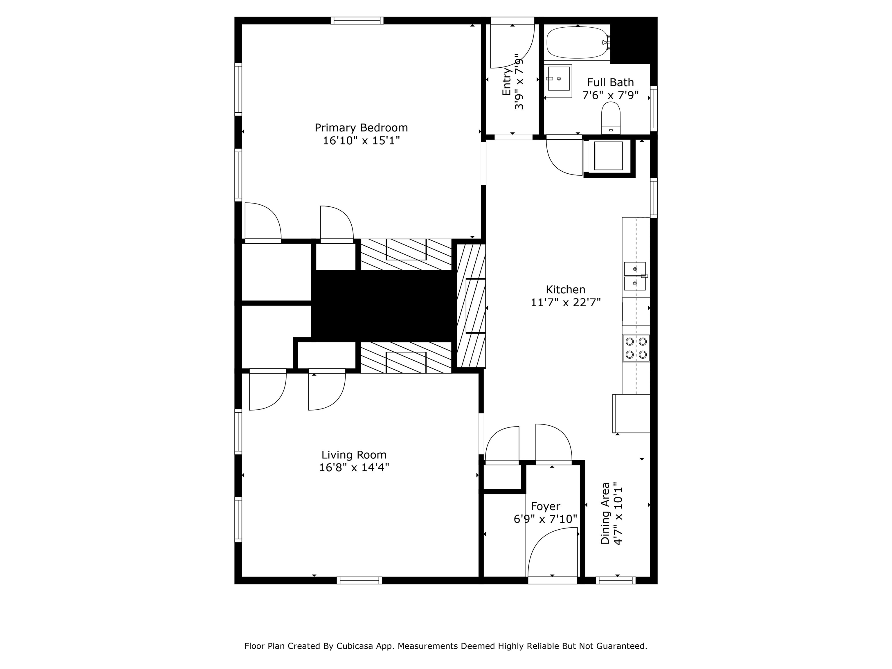 Apt A floor plan