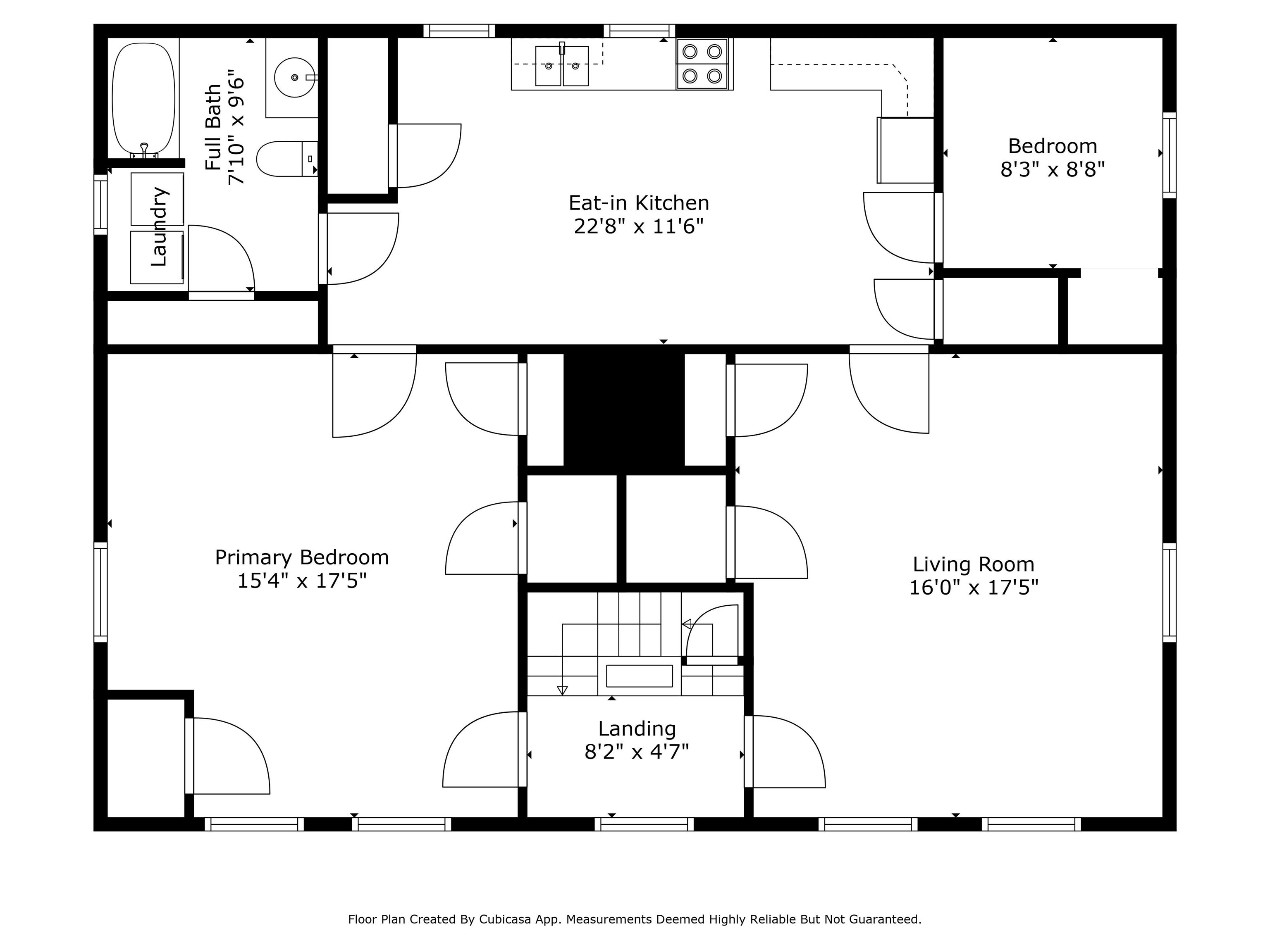 Apt B floor plan