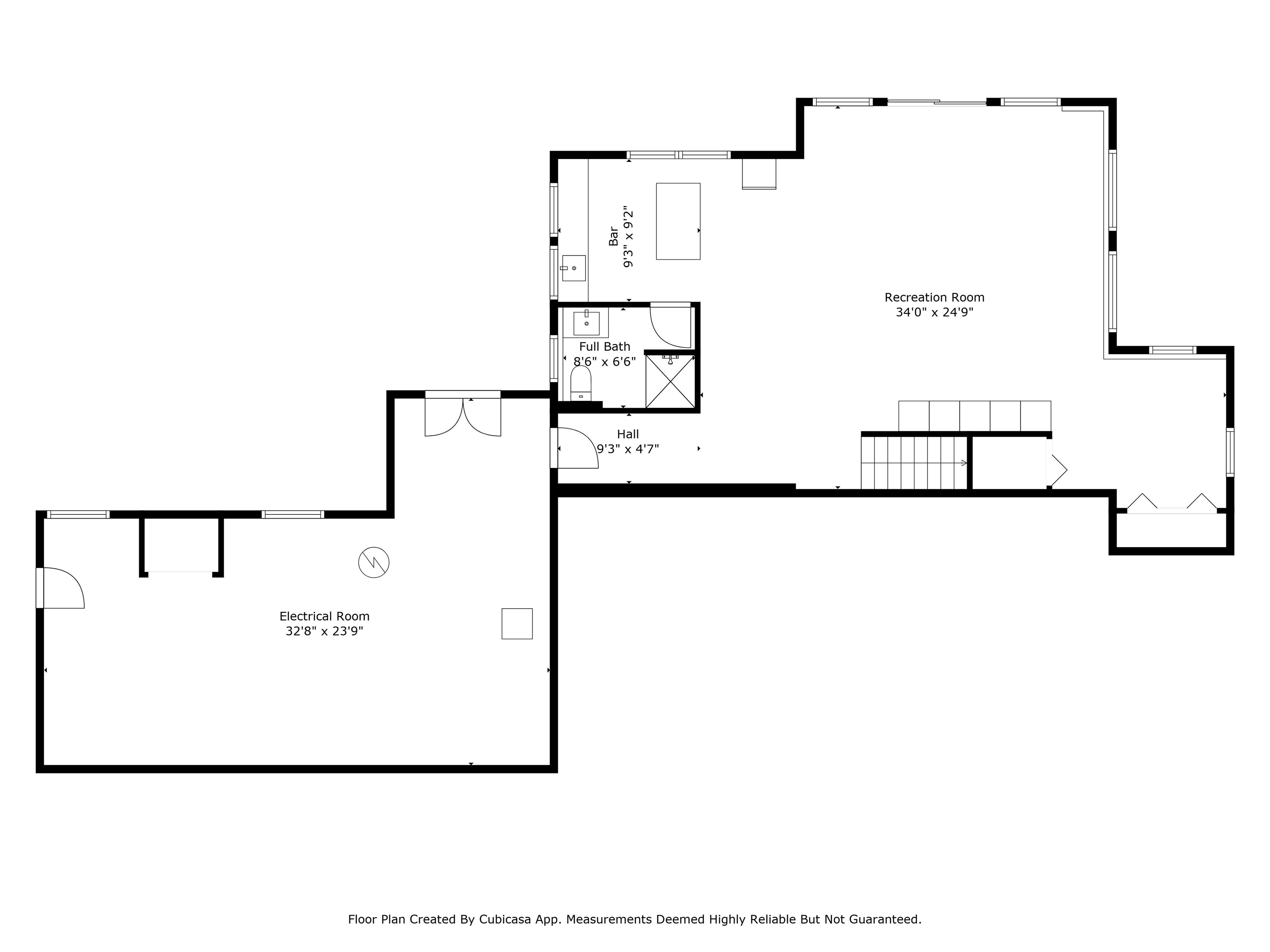 Main house lower level