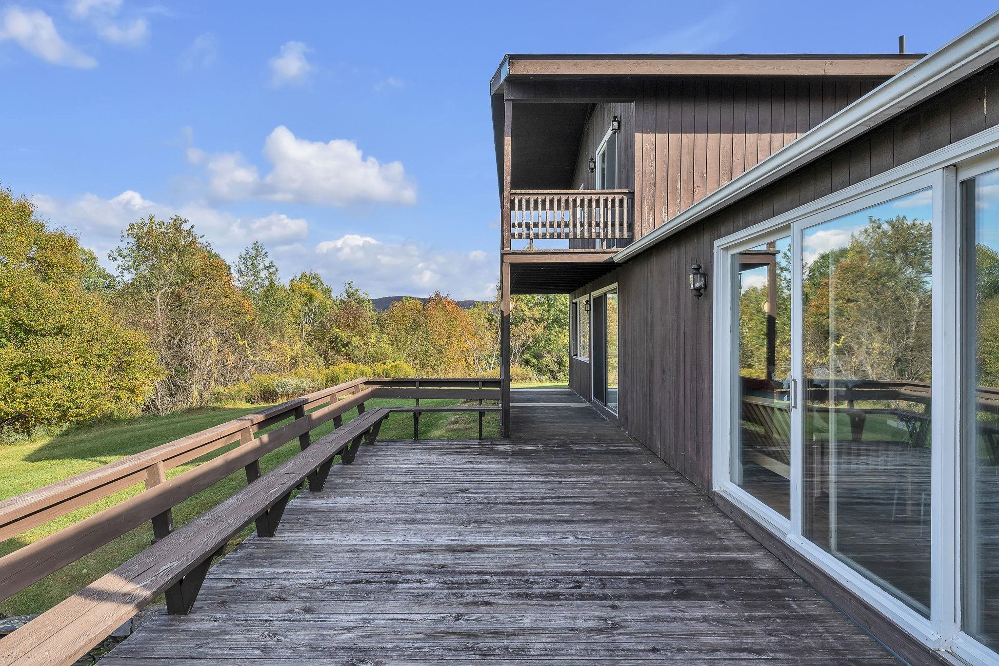 Deck off great room