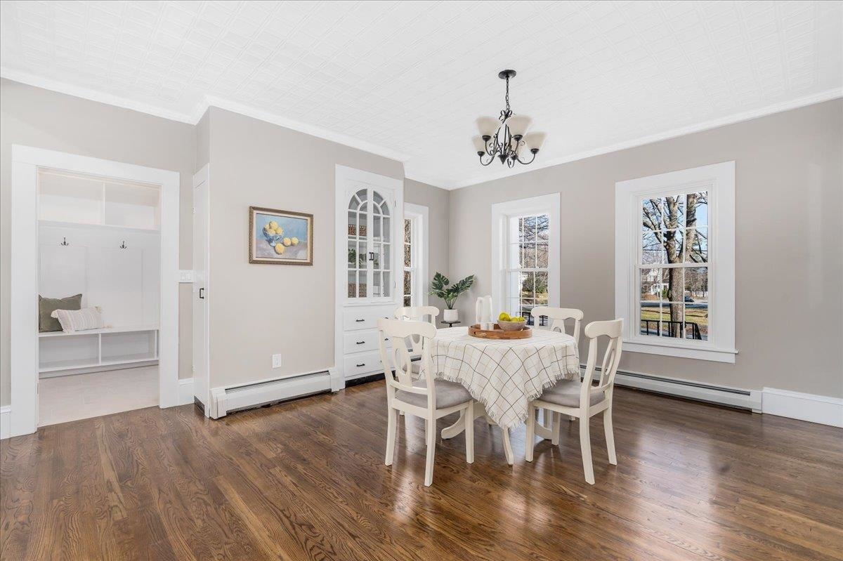 Mudroom off of the kitchen