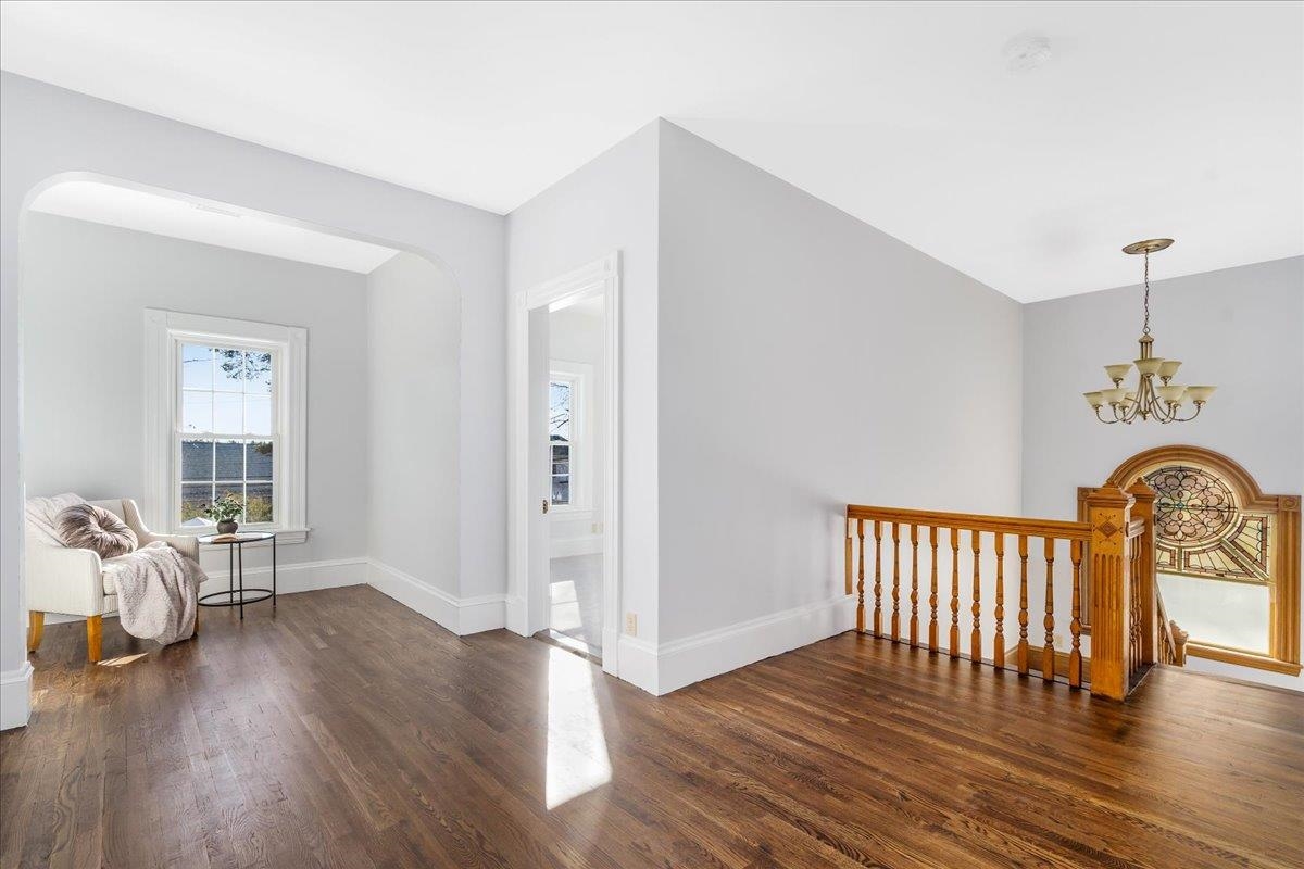 Enormous second floor with reading nook.