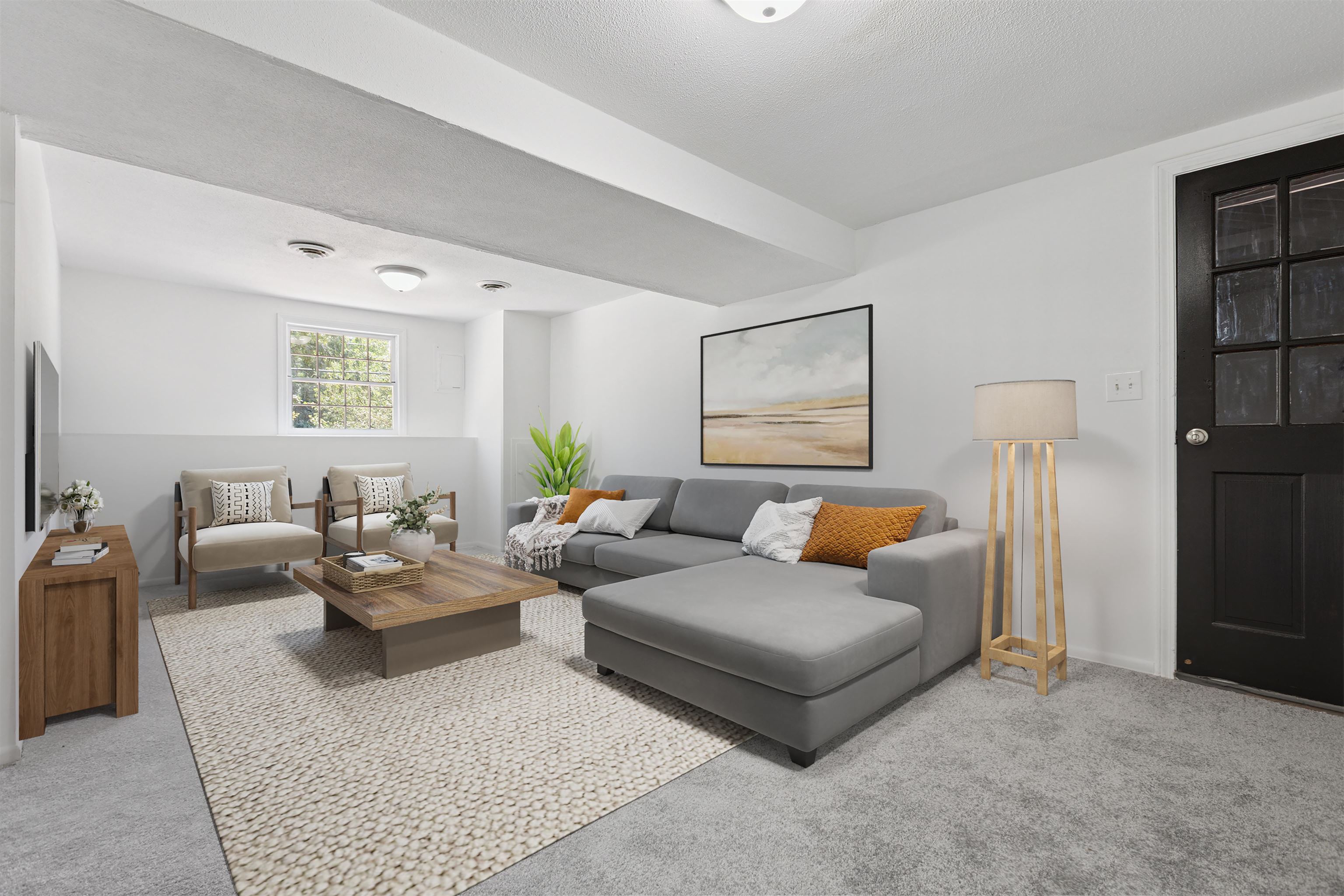 Family Room - Virtually Staged