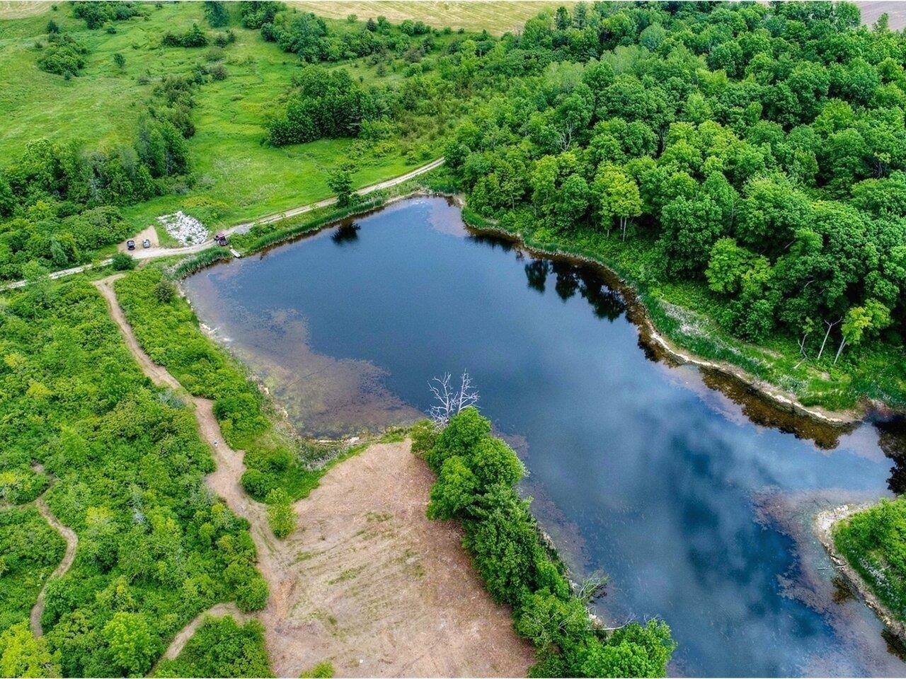 Path from engineered dam