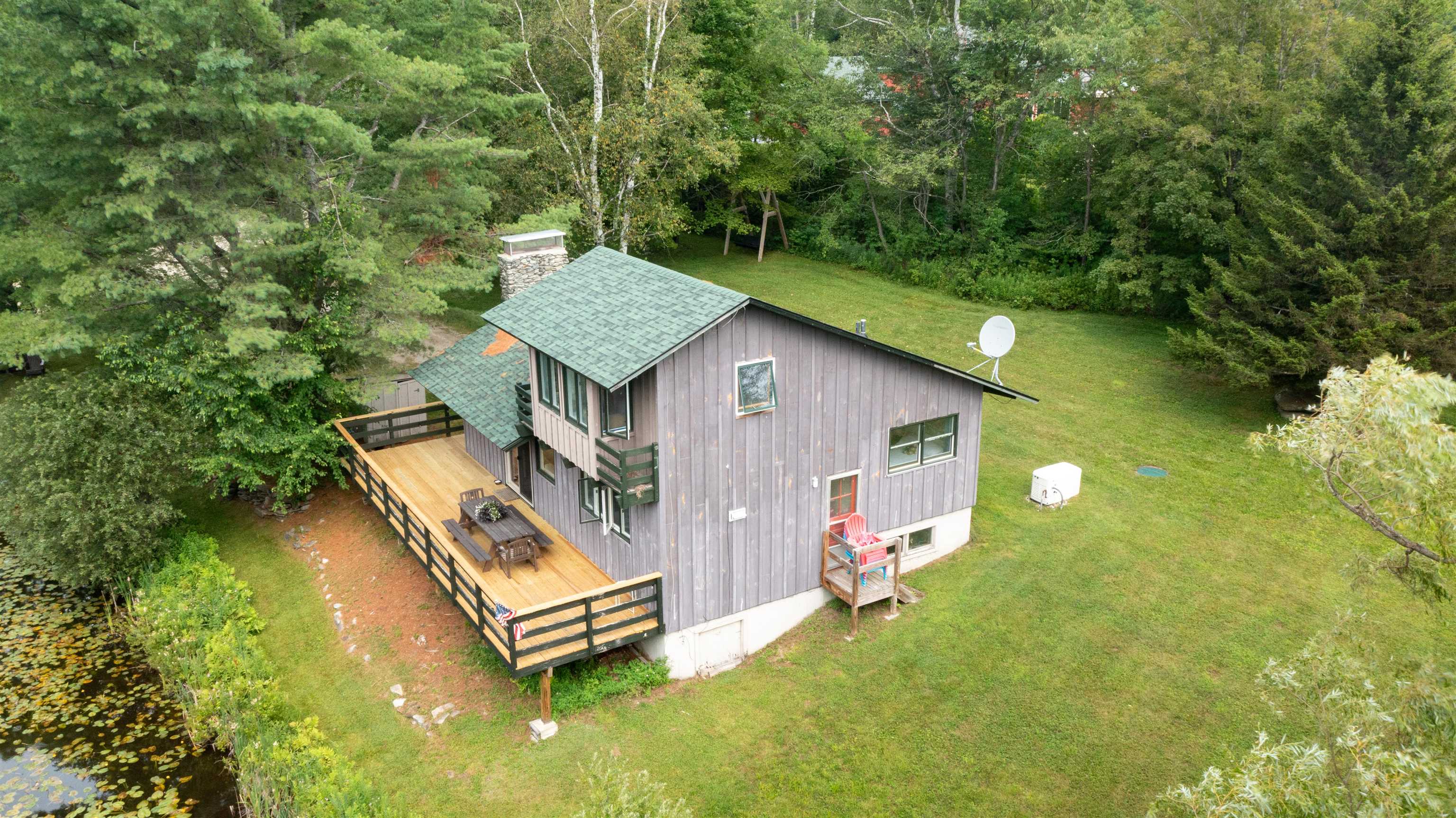 One acre lot with pond