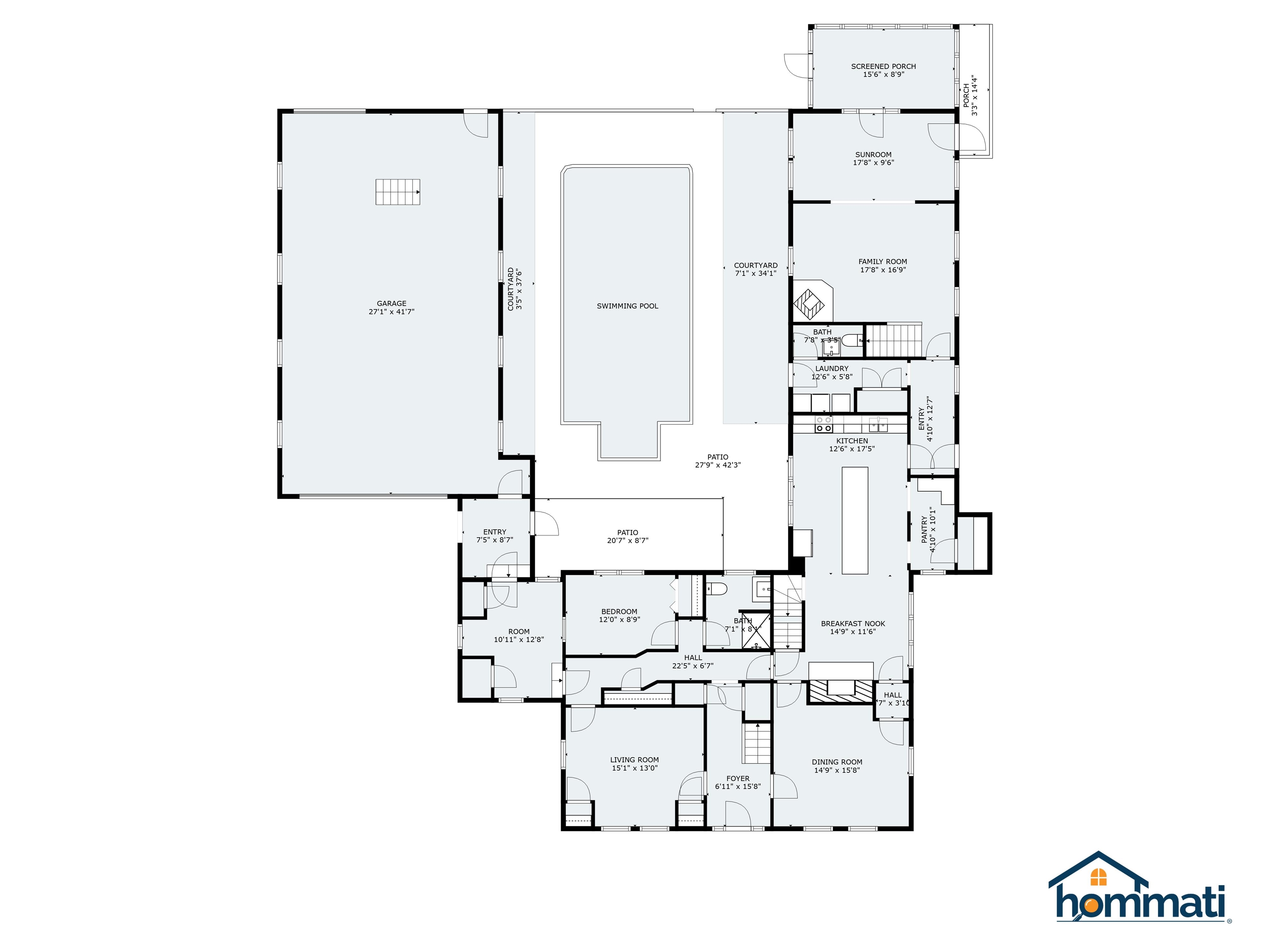 Main House without ADU