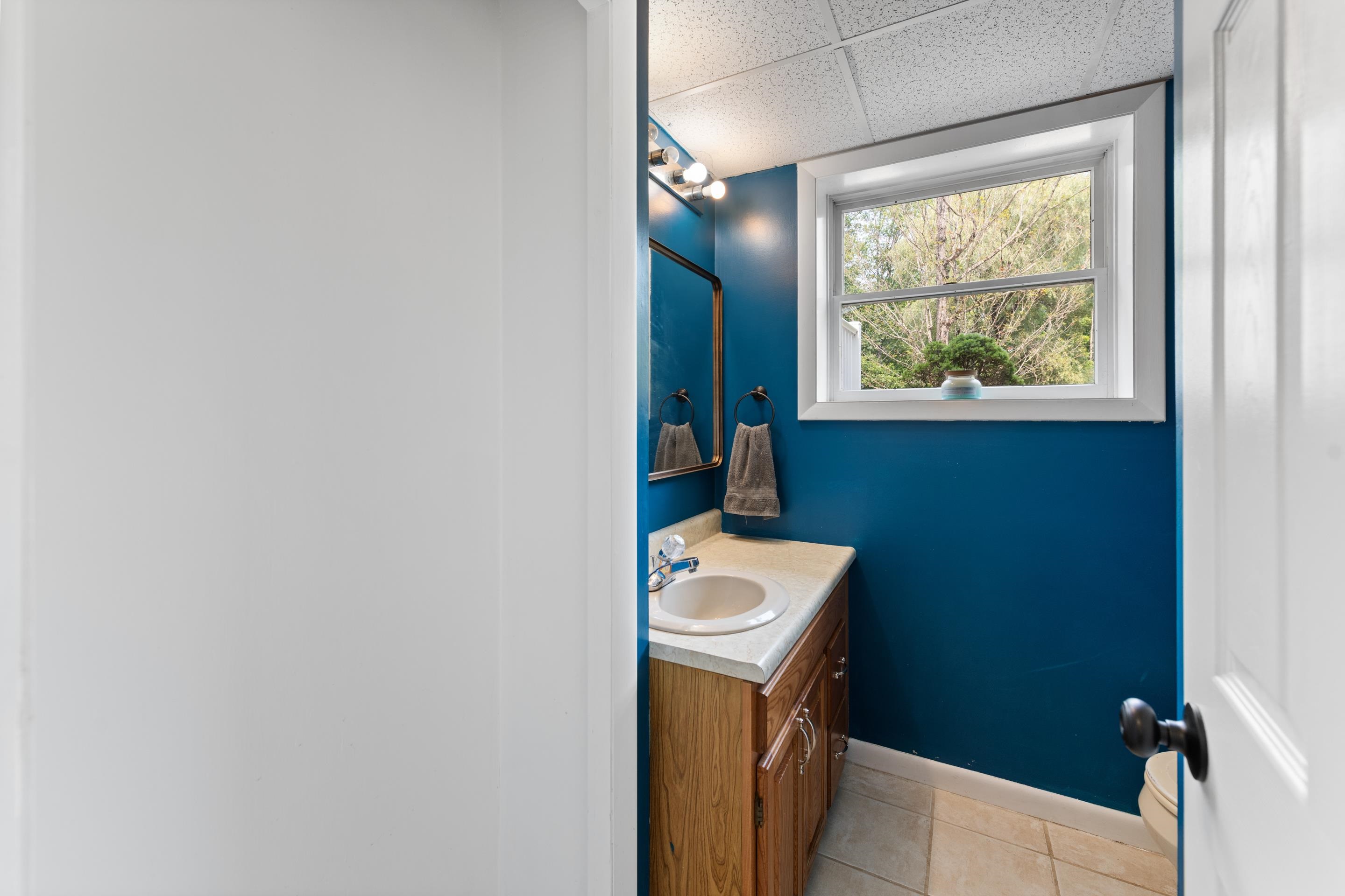 The 1st floor also features a 3/4 bath