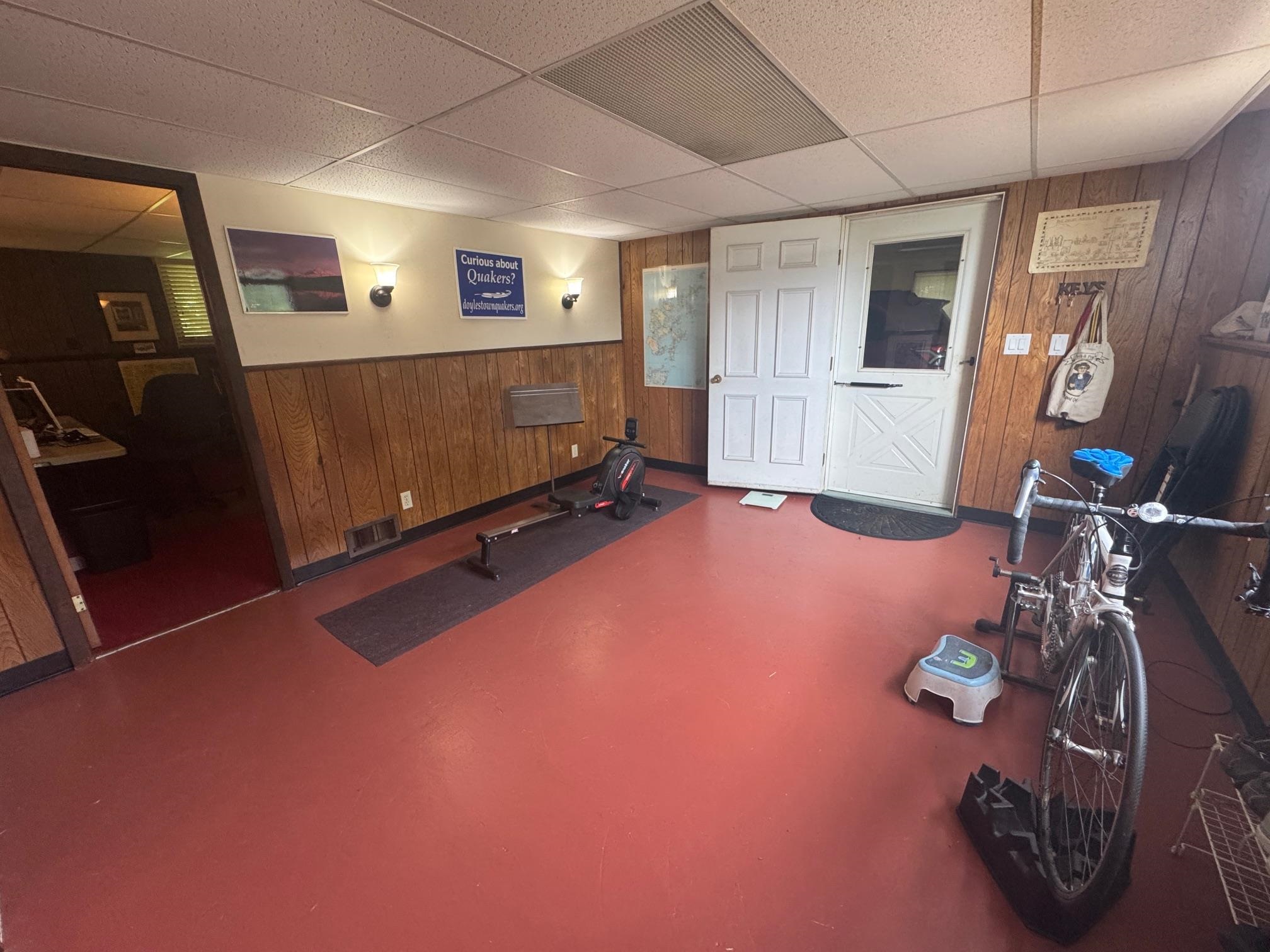 Spacious Mud Room (Exercize Room) off Garage