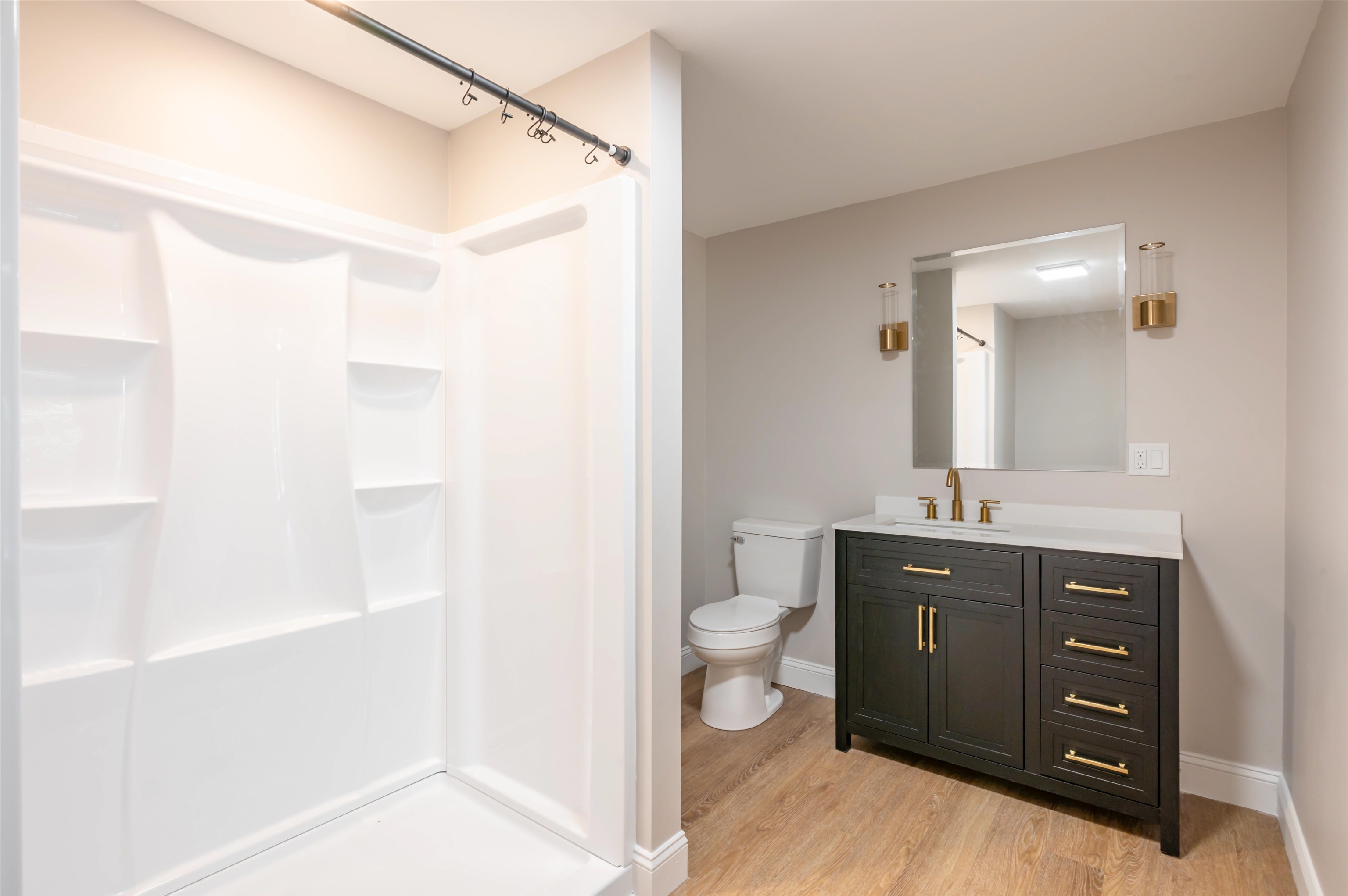 Lower level bathroom