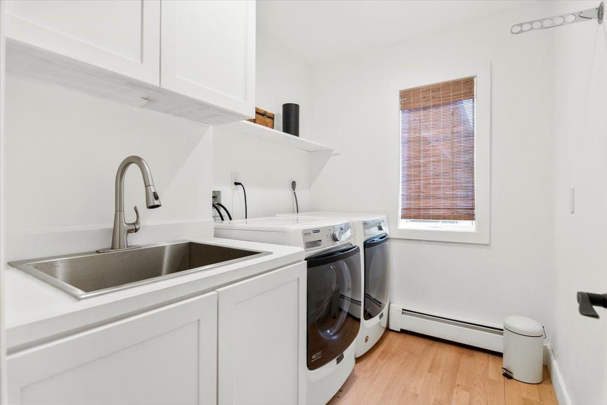 spacious laundry room, off the mudroom